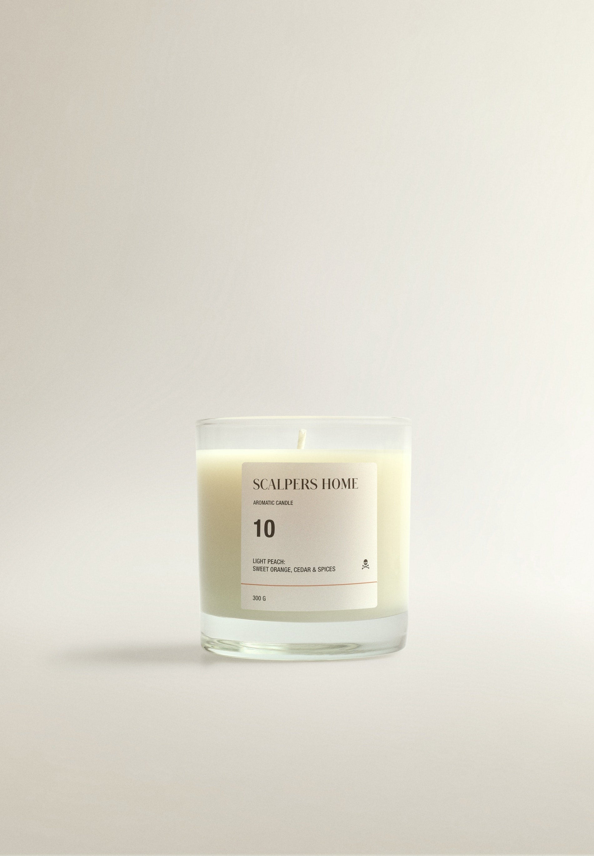 BOUGIE AROMATIQUE 10 300 G LIGHT PEACH