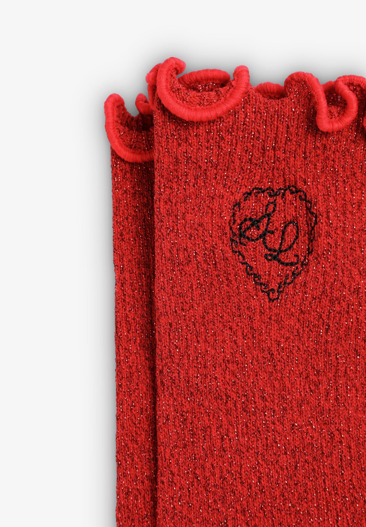 CHAUSSETTES LUREX BRODERIE SCALPERS X LOVE STORIES