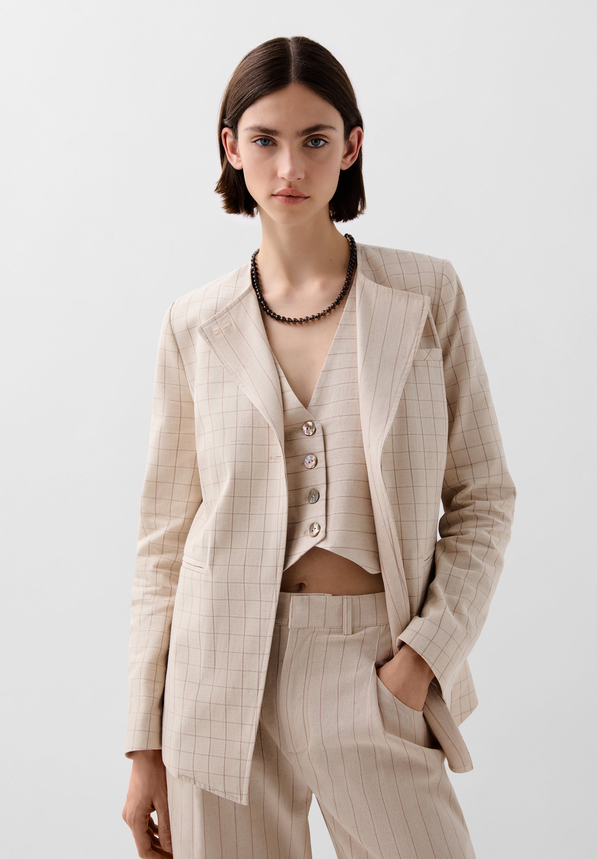 VESTE MULTIPOSITION CARREAUX