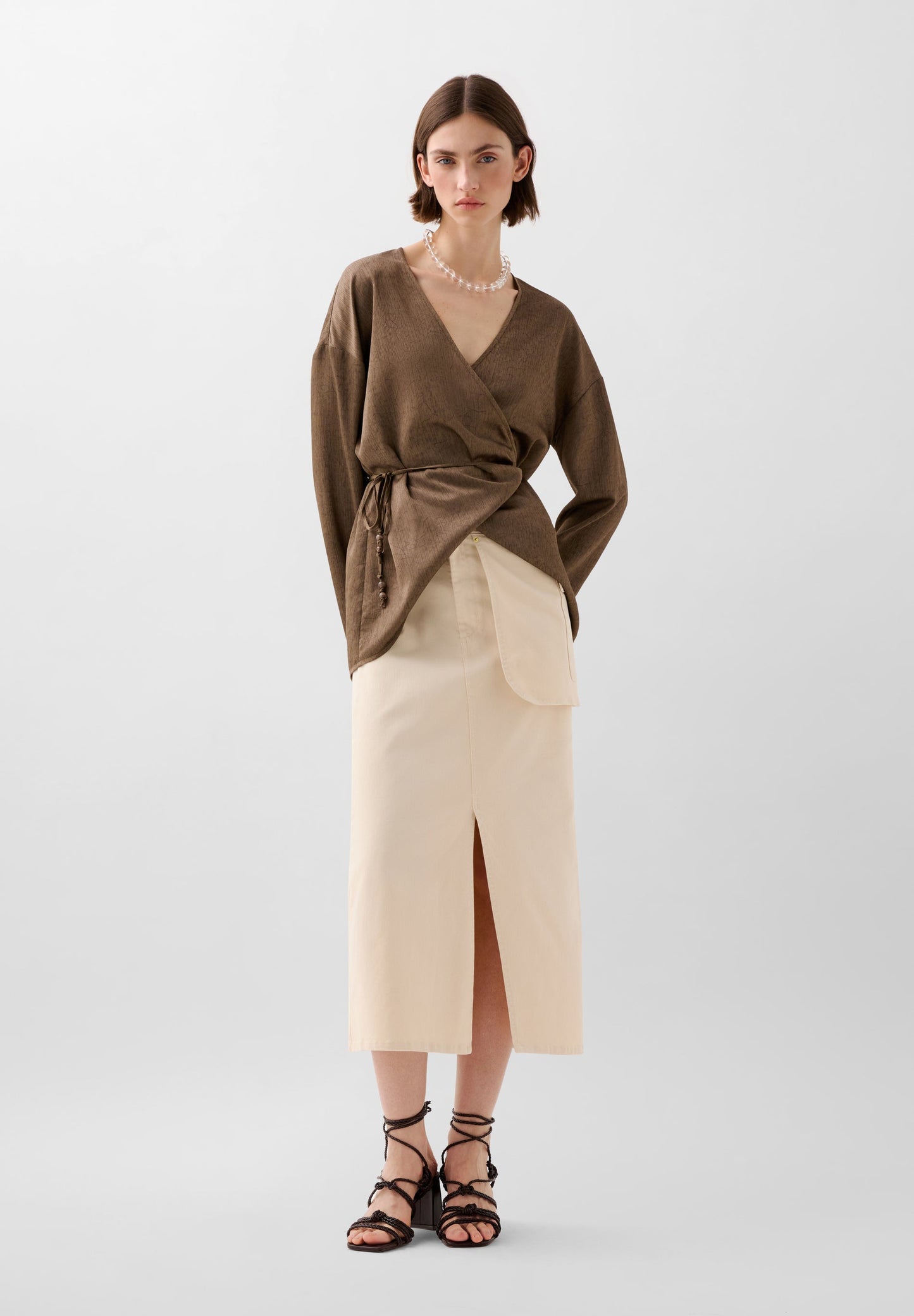 JUPE MIDI POCHE