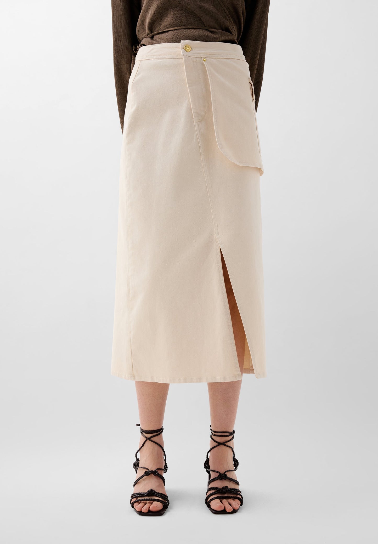 JUPE MIDI POCHE