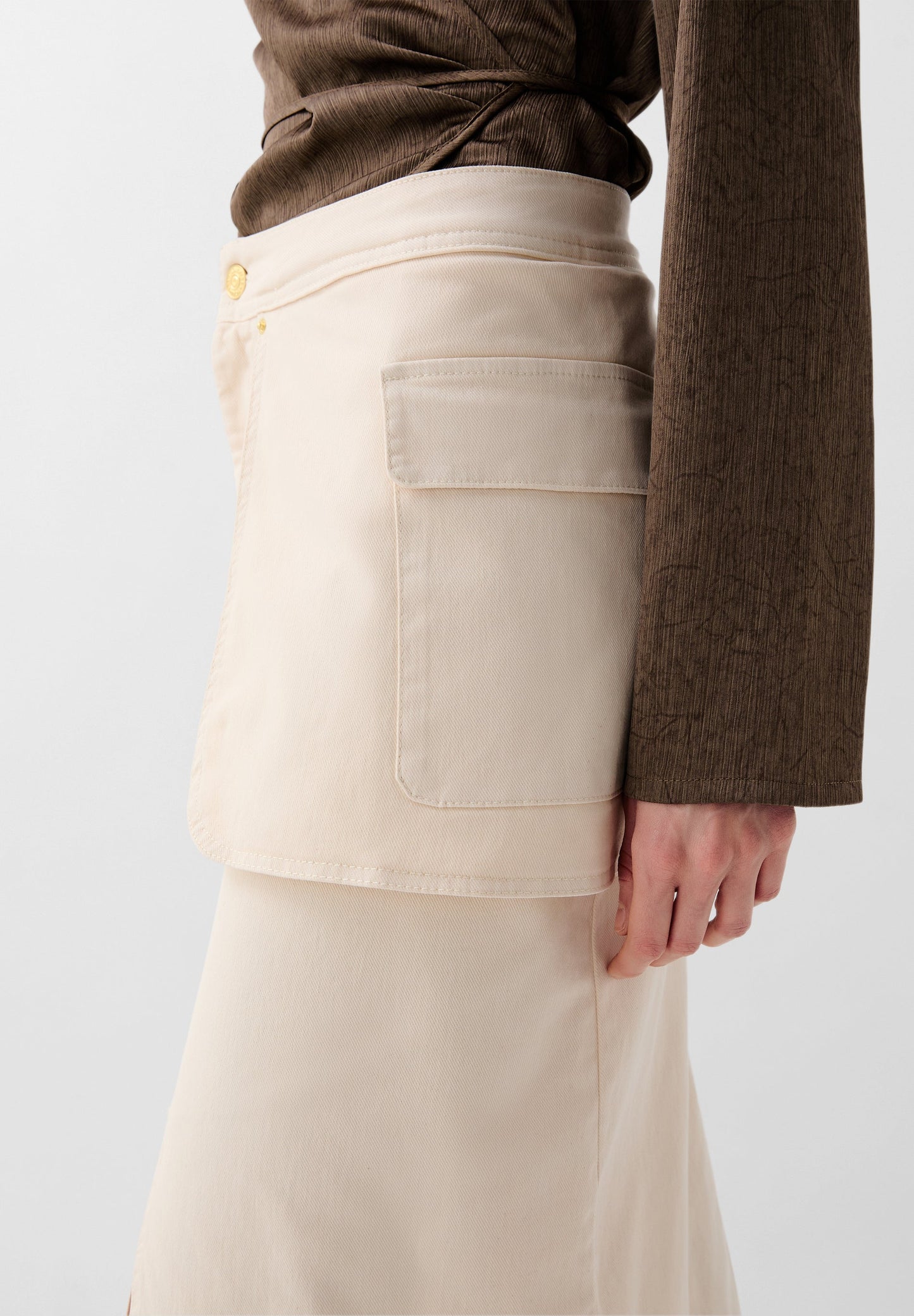 JUPE MIDI POCHE