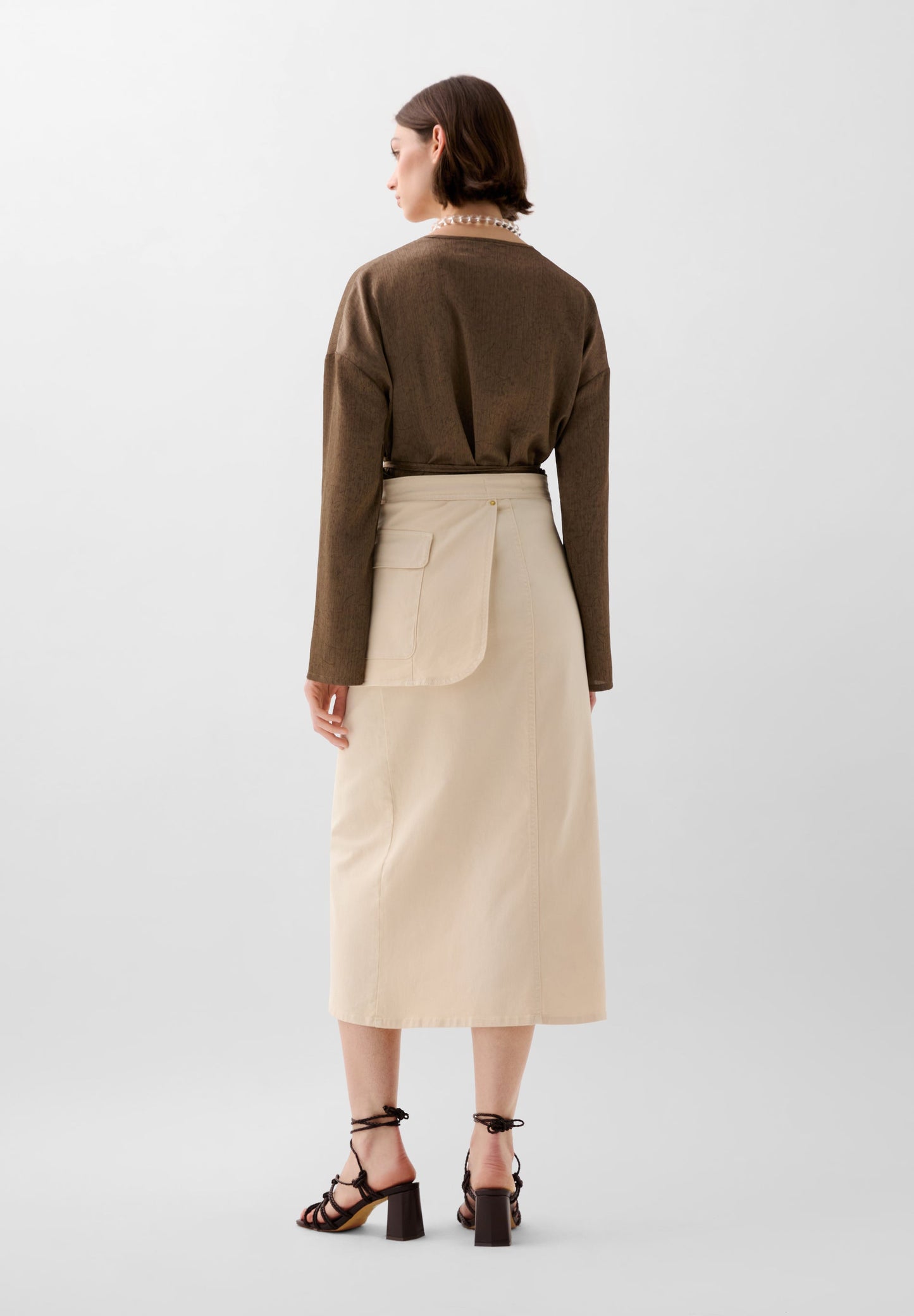 JUPE MIDI POCHE