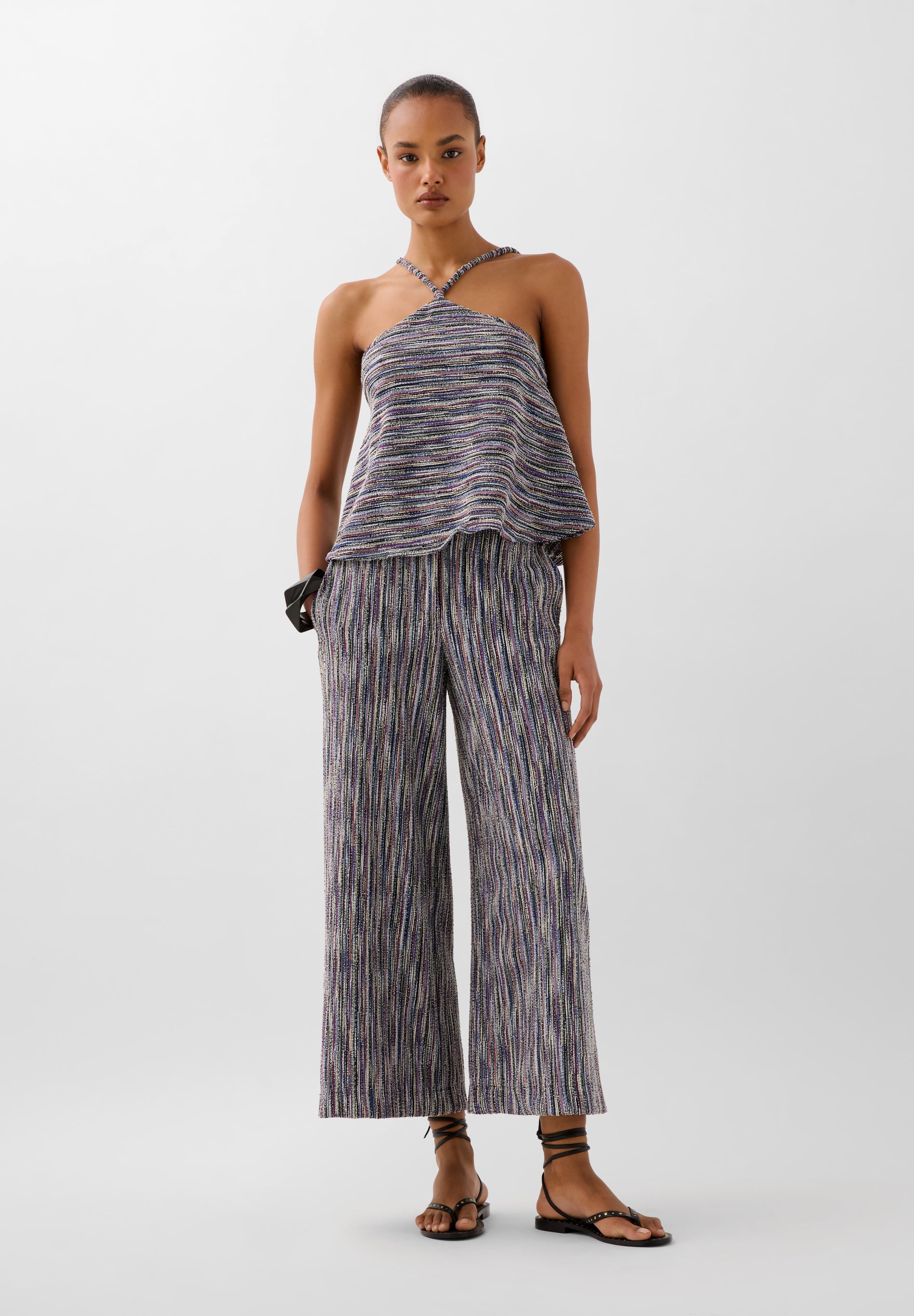 PANTALON WIDE MAILLE