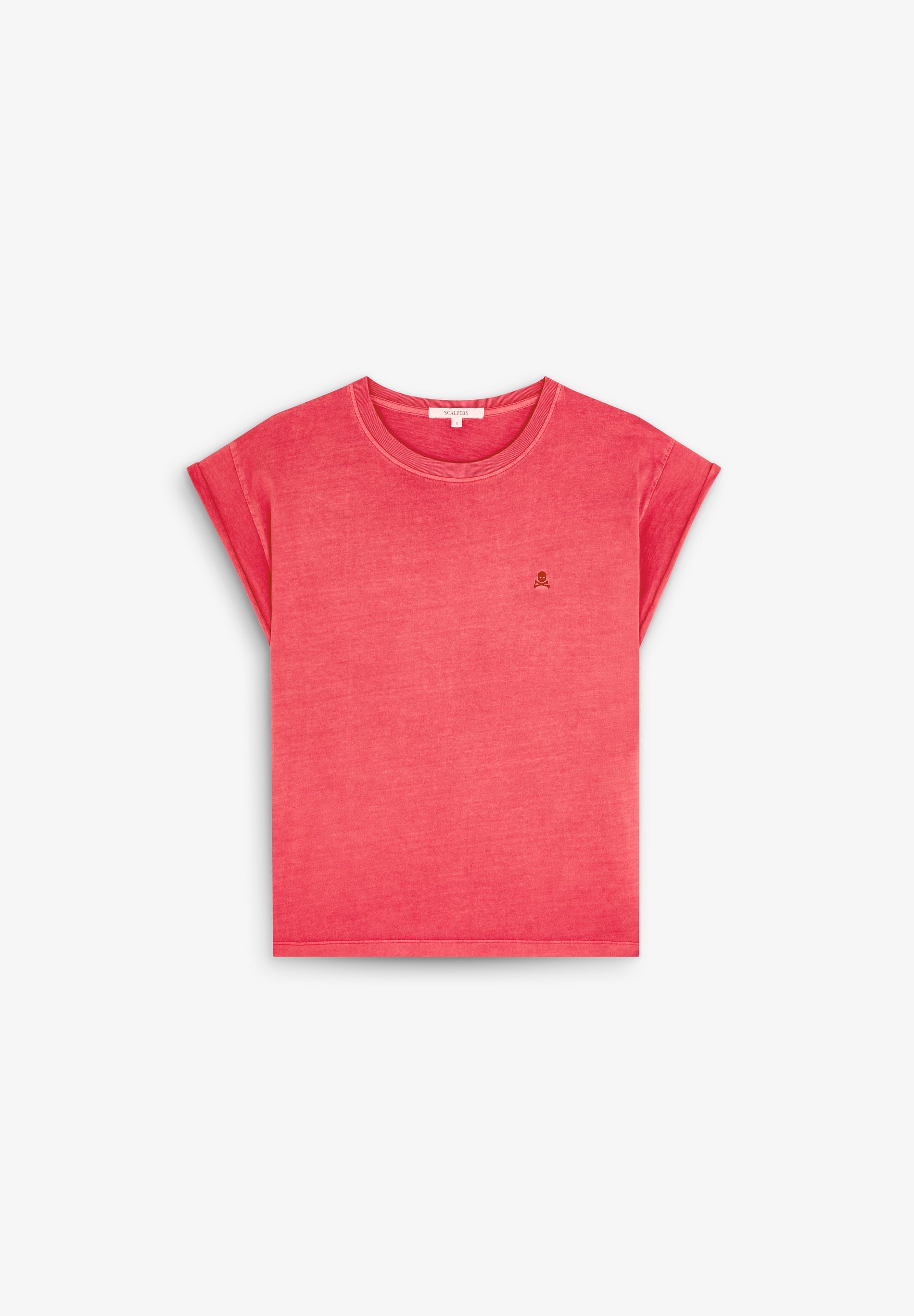 T-SHIRT SKULL BRODÉ TON SUR TON