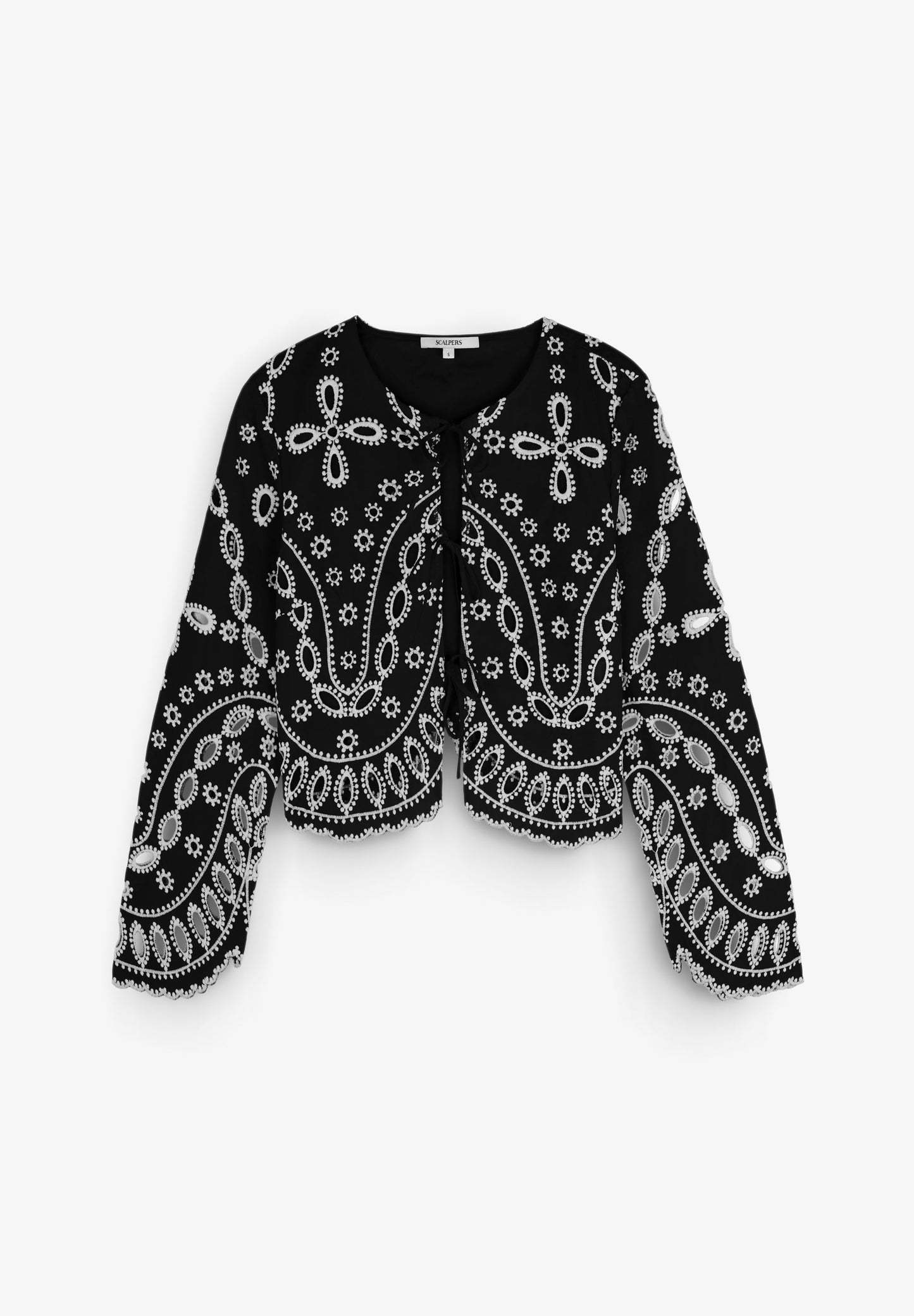 CHEMISE BRODERIES CONTRASTANTES