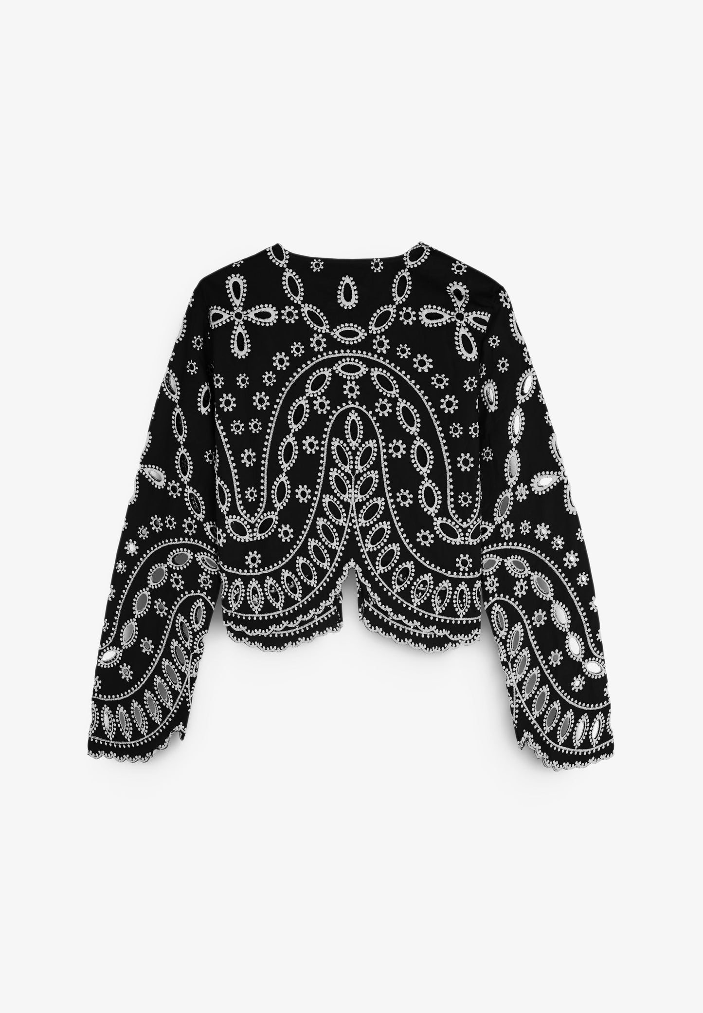 CHEMISE BRODERIES CONTRASTANTES