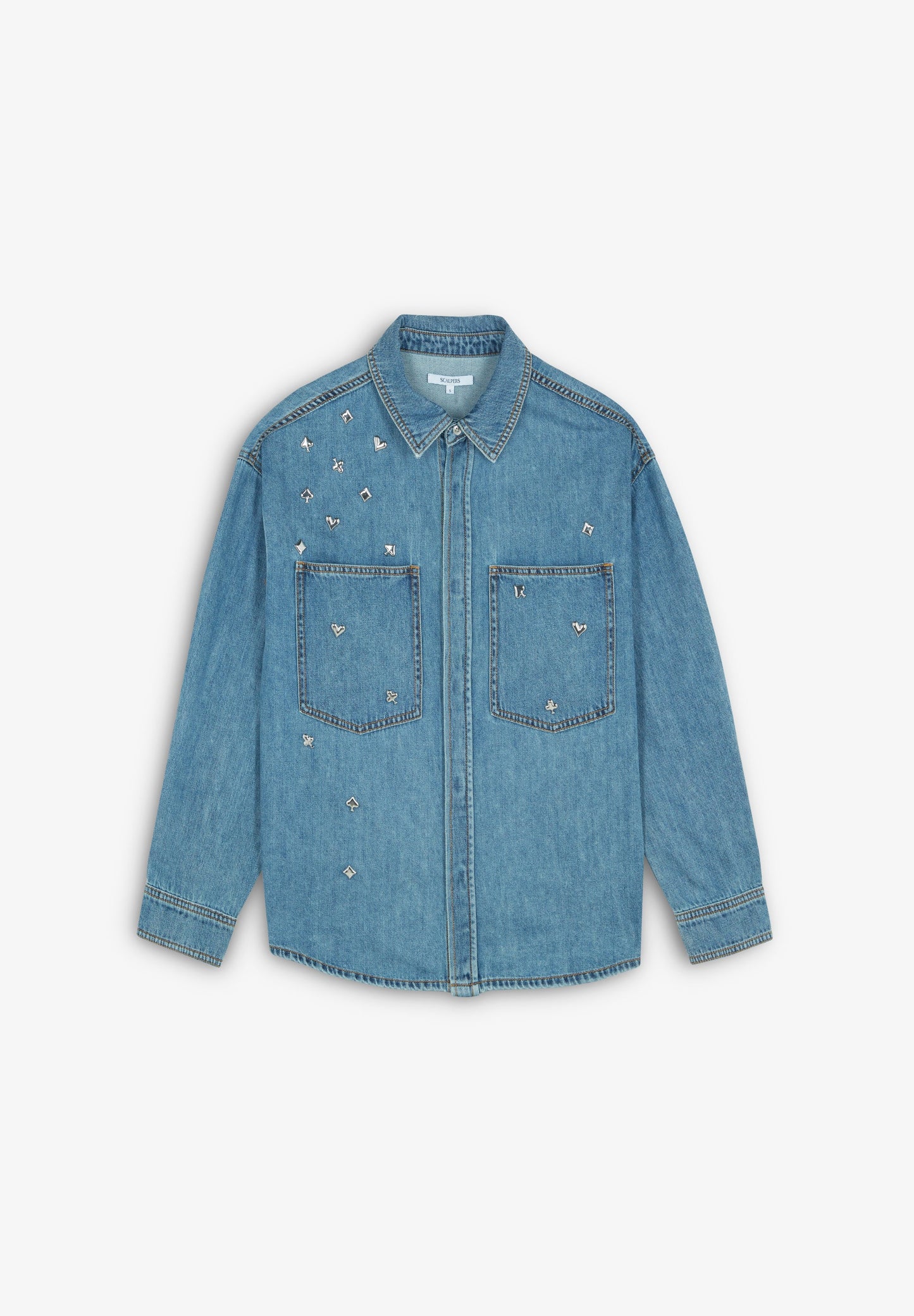 CHEMISE DENIM CLOUS