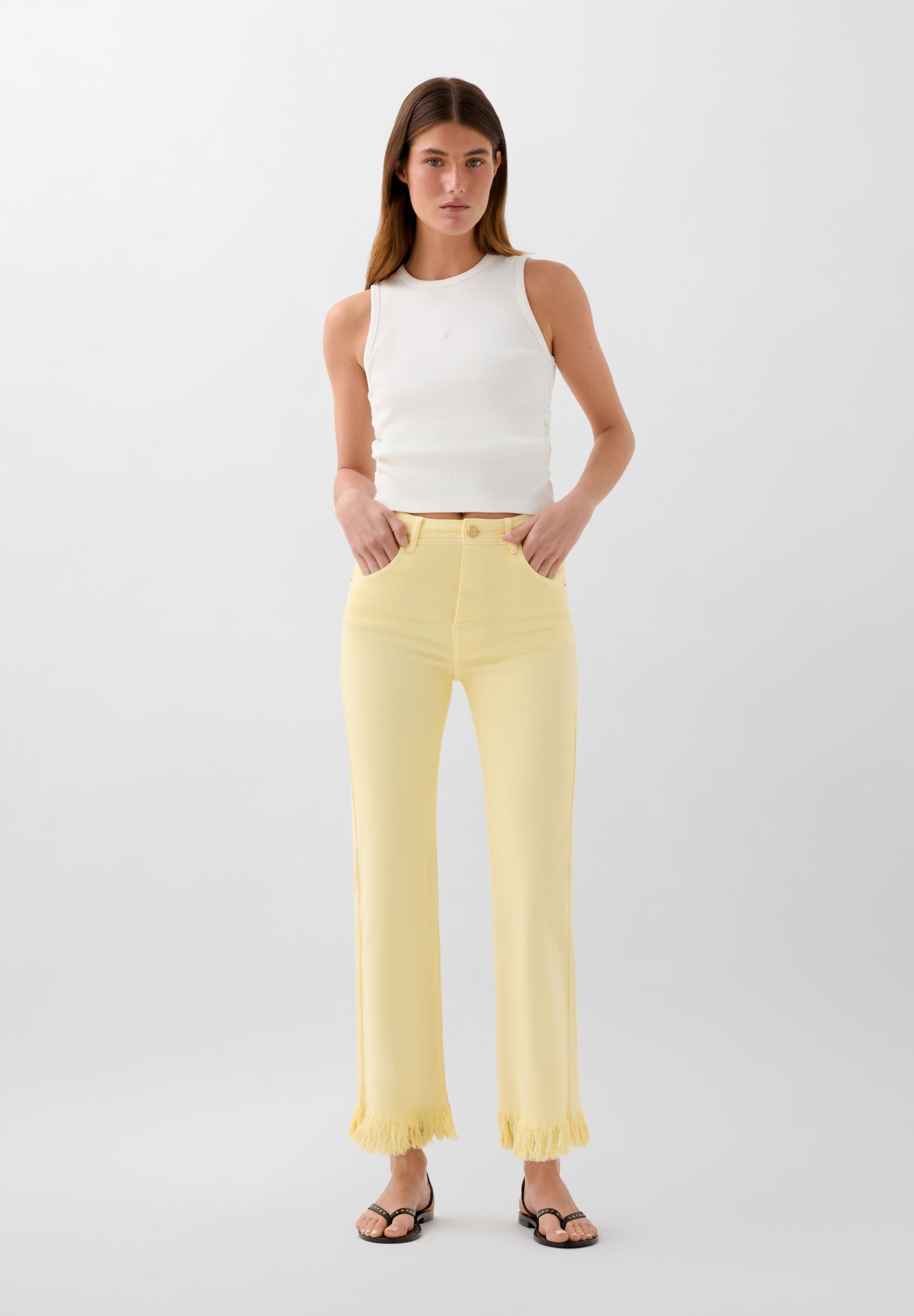 SCRIVET COLOR DENIM PANT