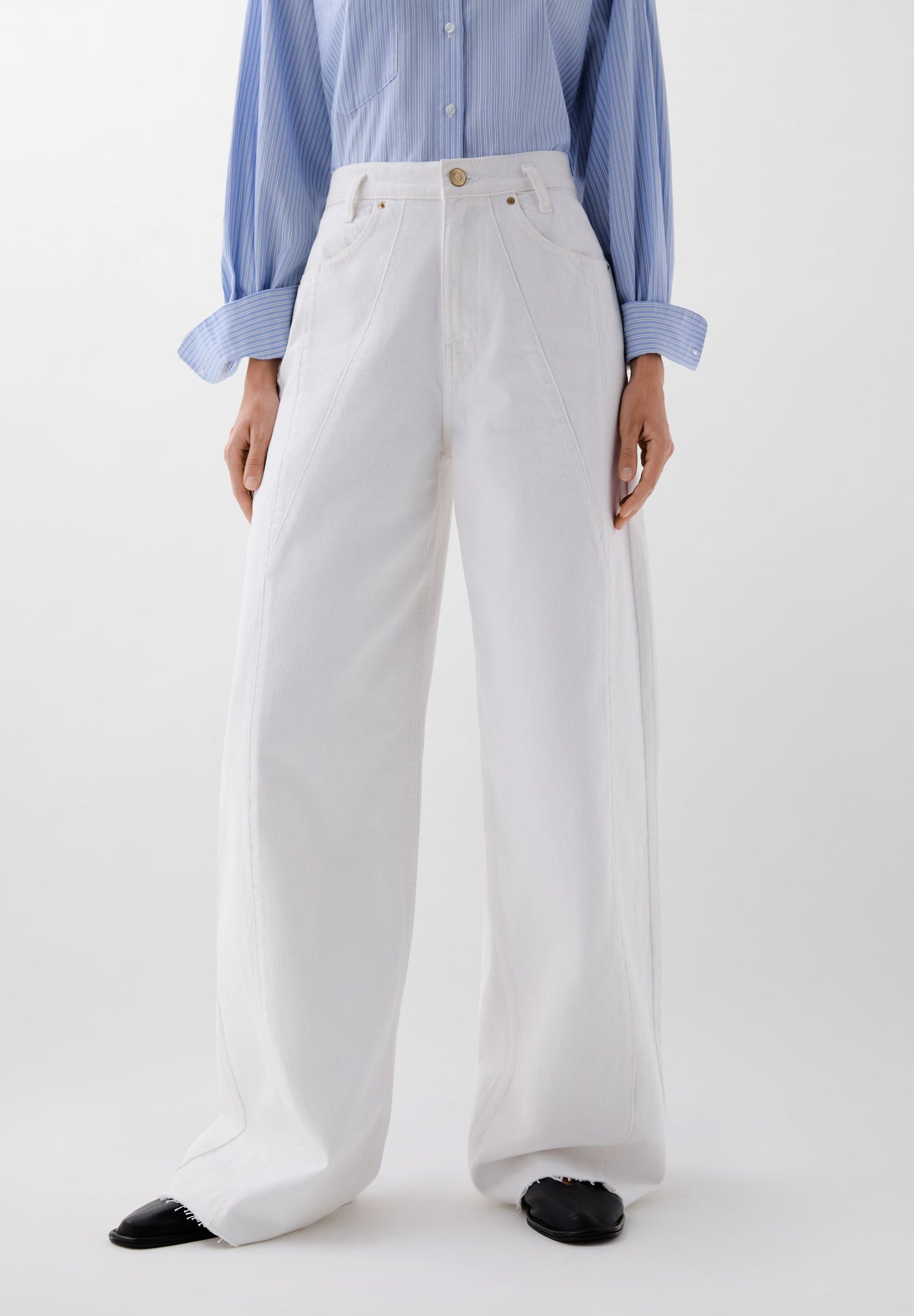 JEAN COUTURE TAILLE HAUTE