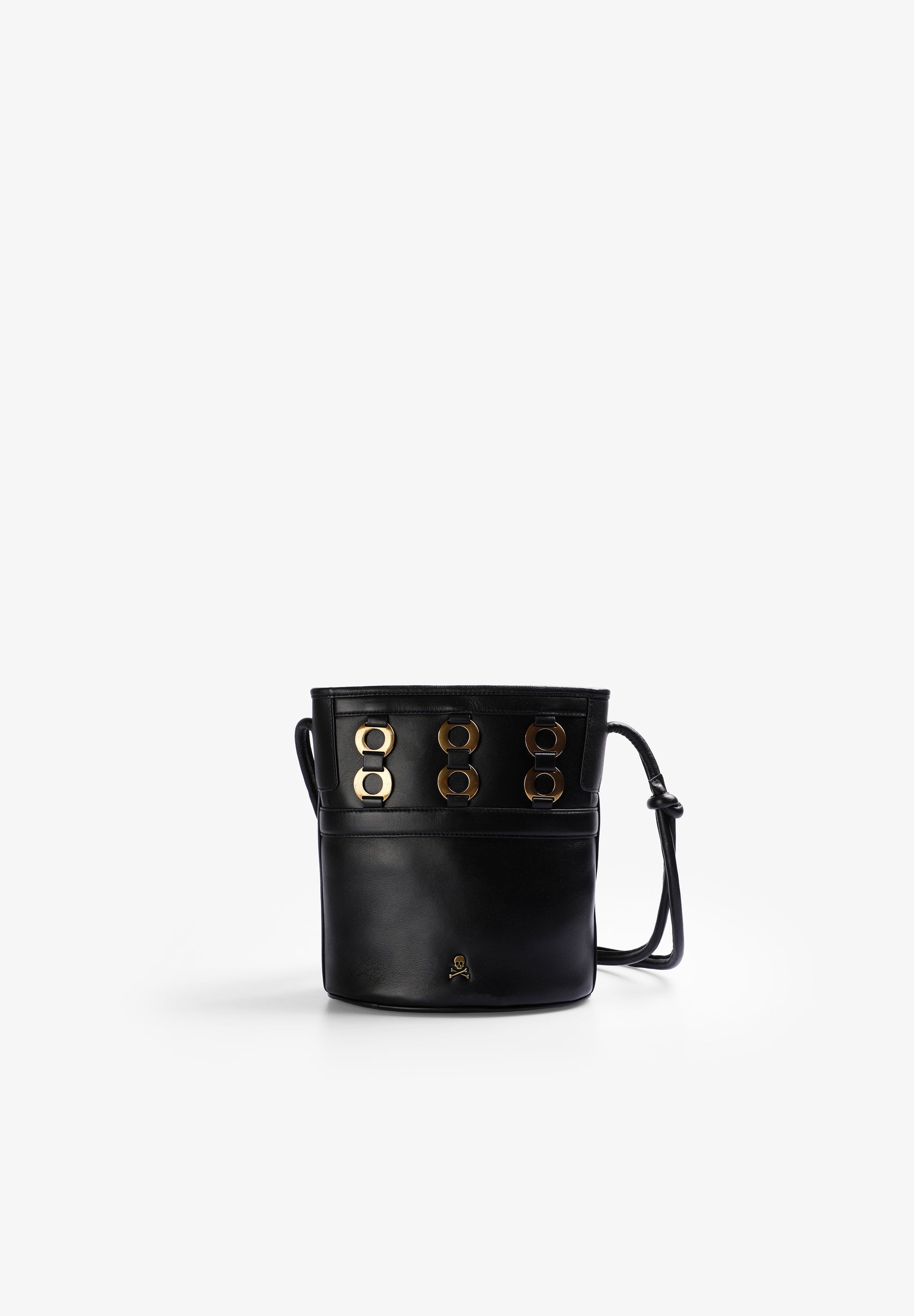SAC SEAU CUIR ŒILLETS