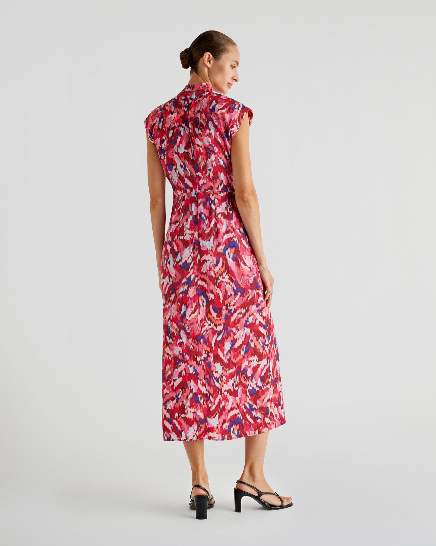 ROBE MIDI DÉTAIL COL