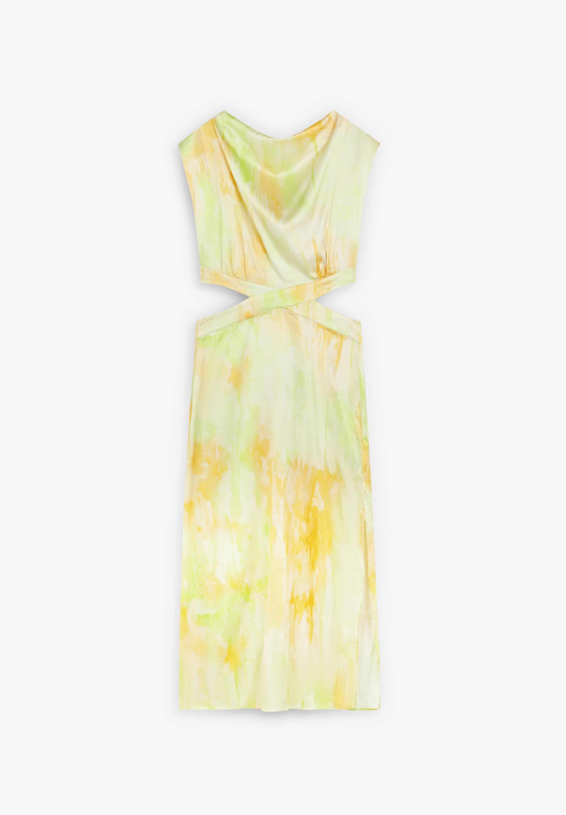 ROBE TYE DYE FENDUE