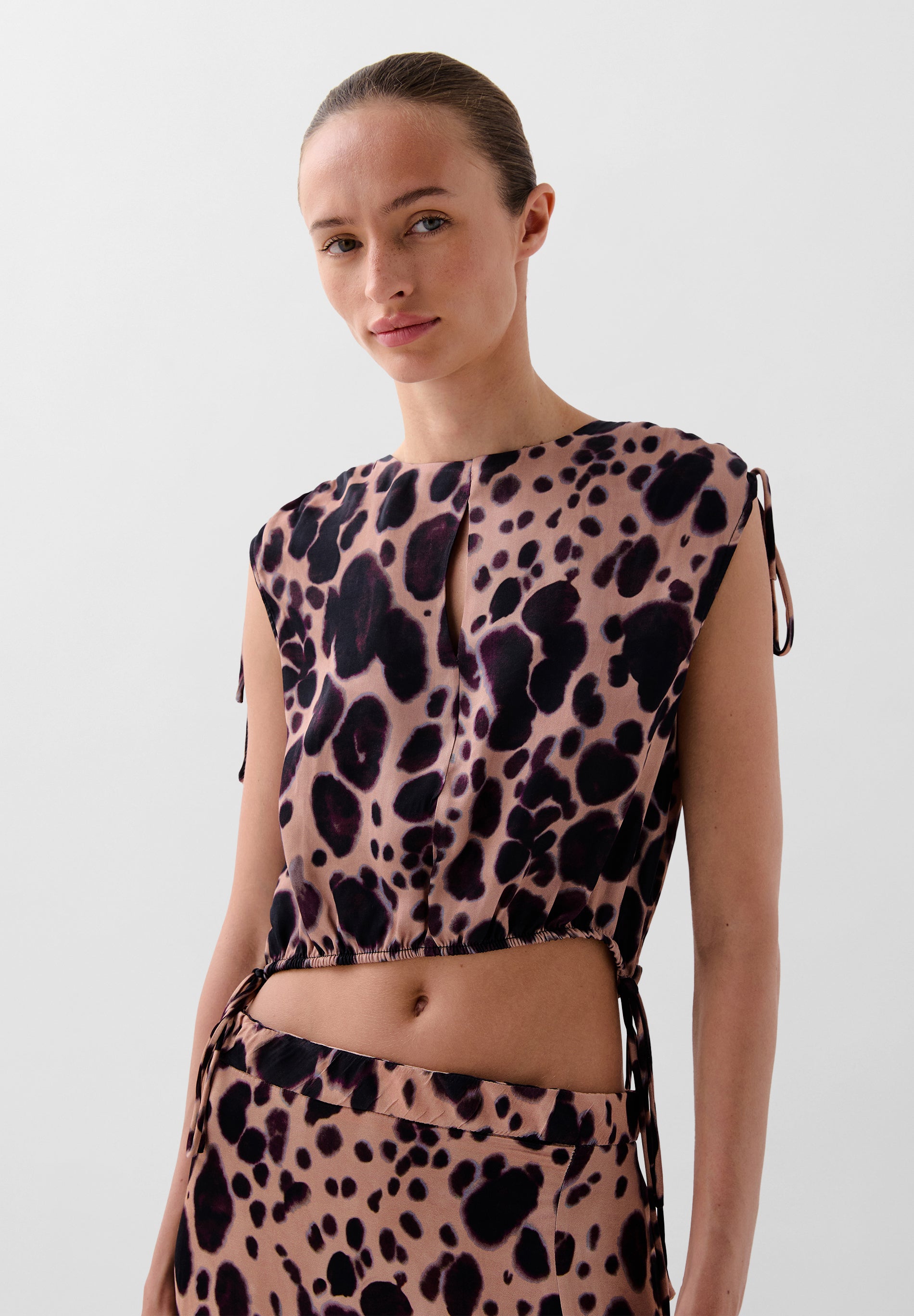 TOP FLUIDE IMPRIMÉ MOTIF ANIMAL