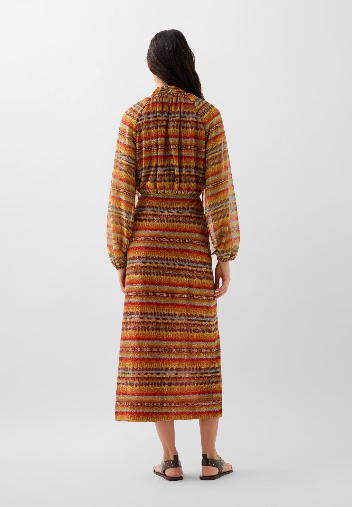 ROBE ETHNIQUE LUREX