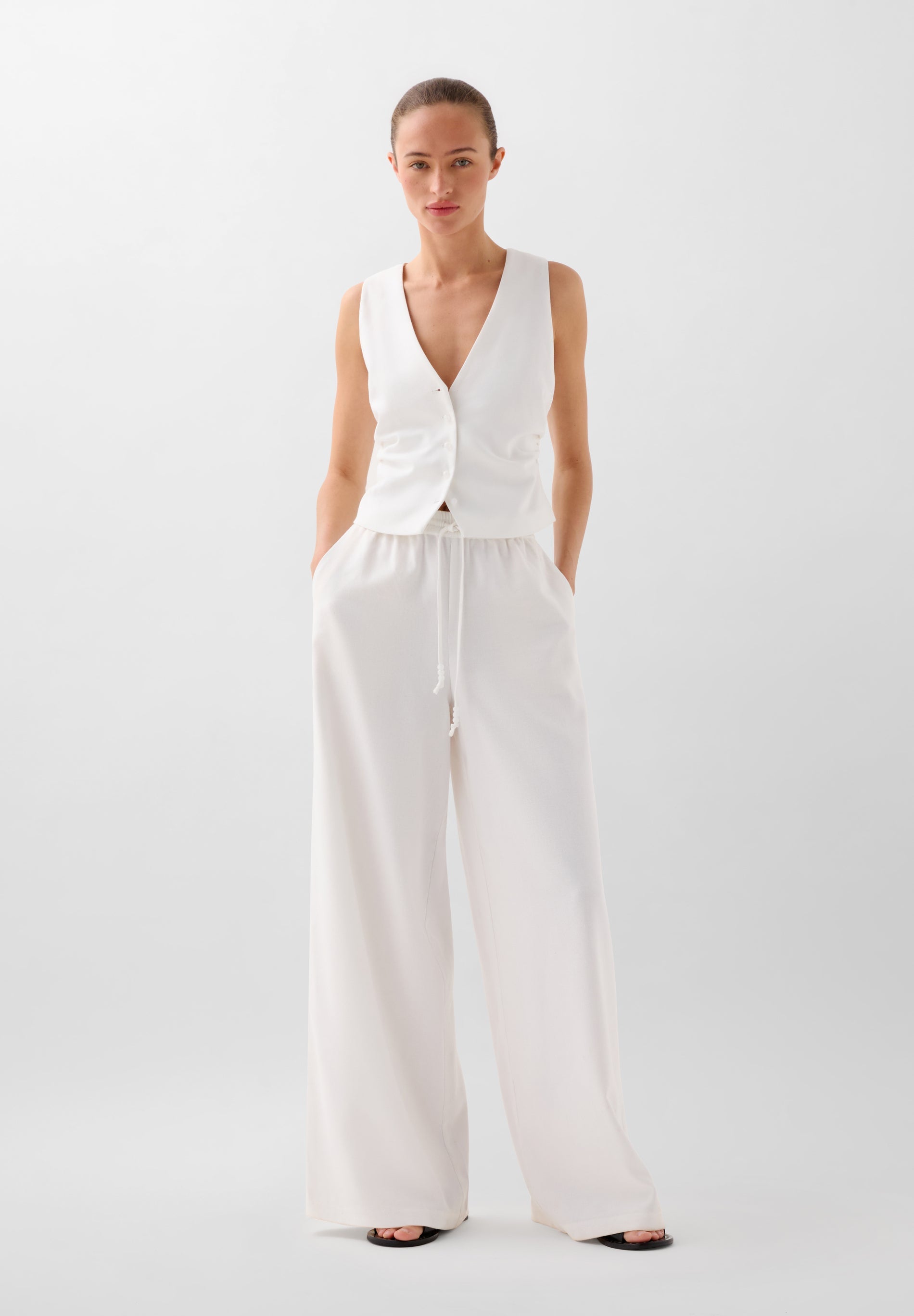 PANTALON LIN FLUIDE