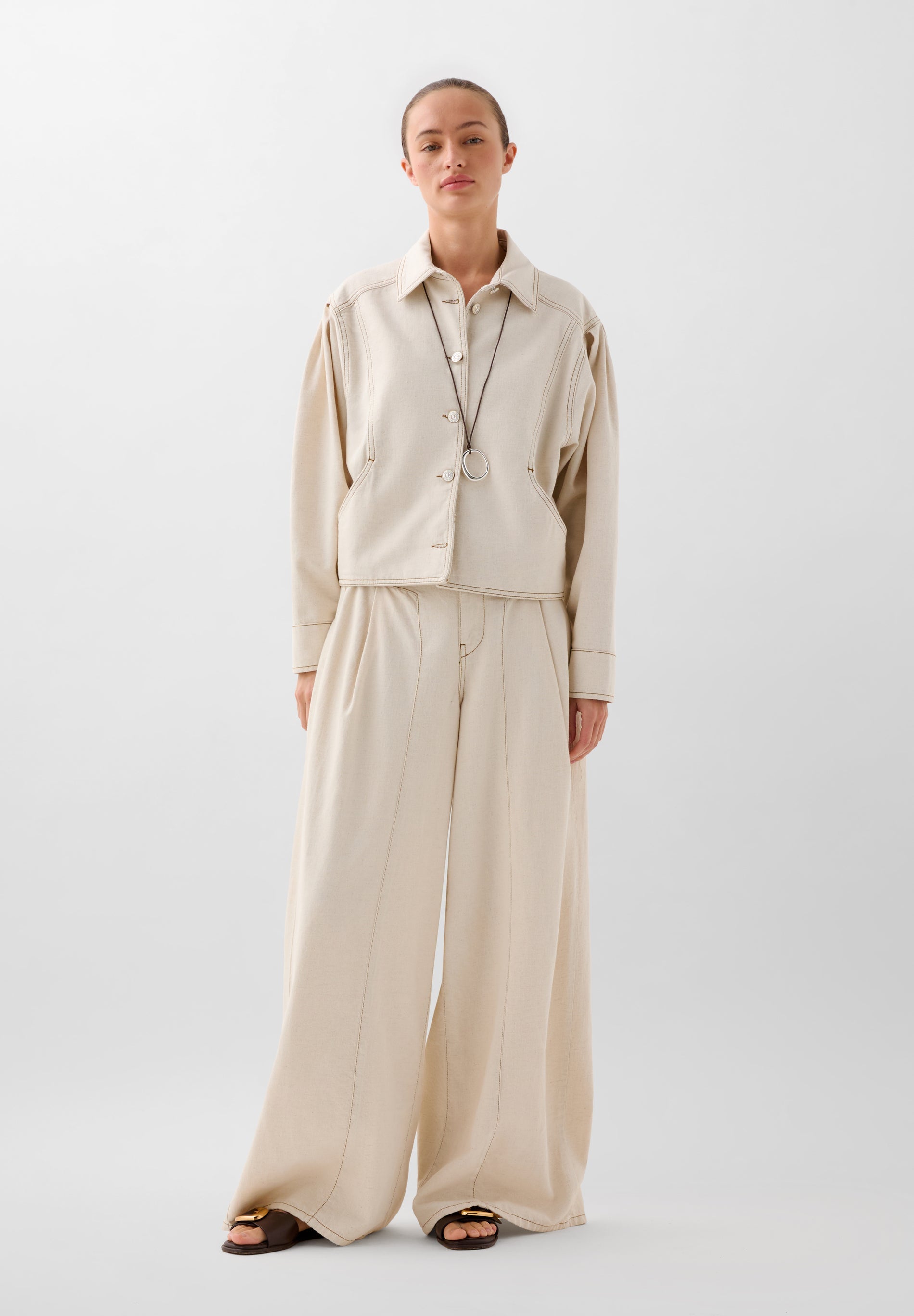 PANTALON DENIM COUTURE
