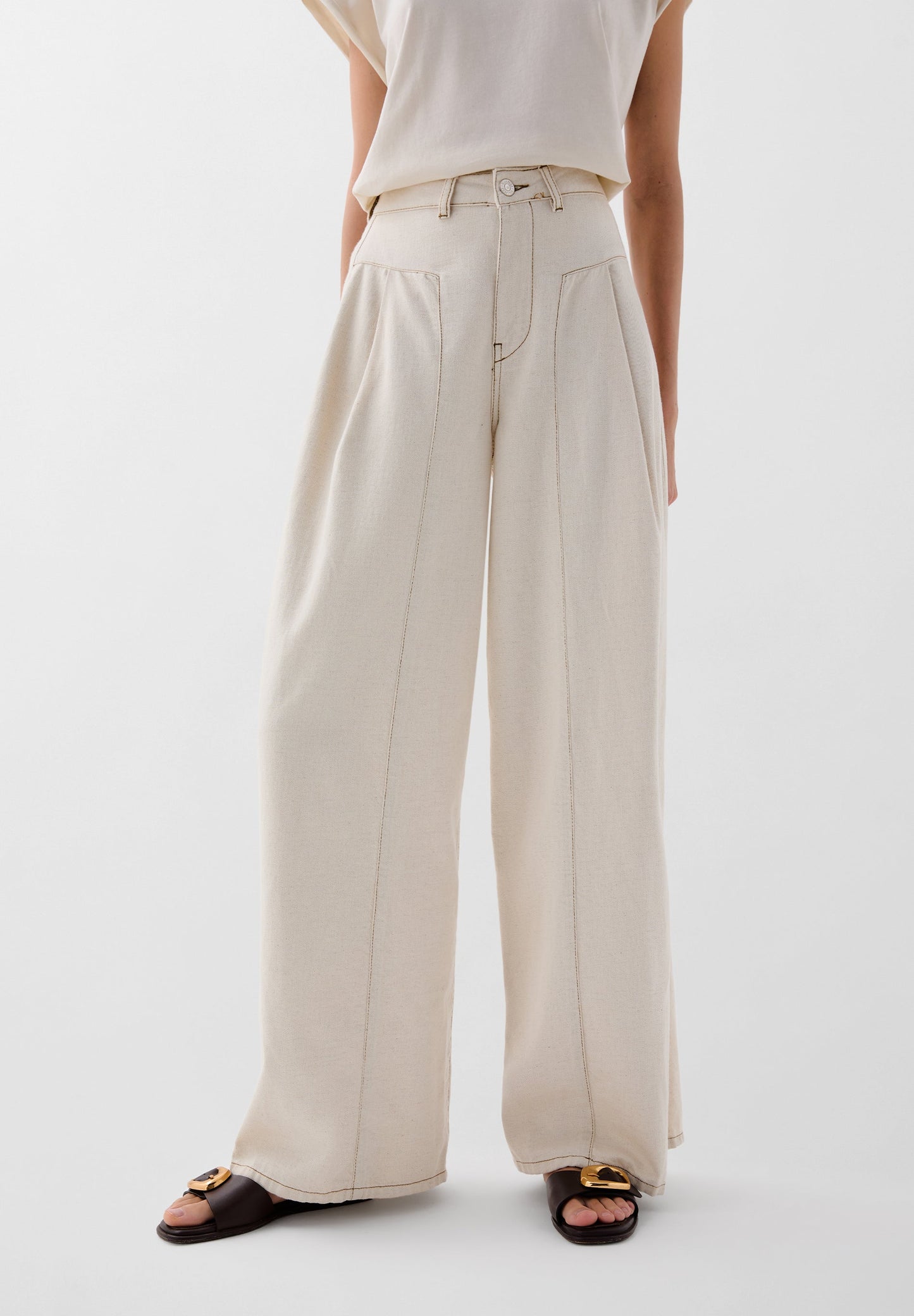 PANTALON DENIM COUTURE