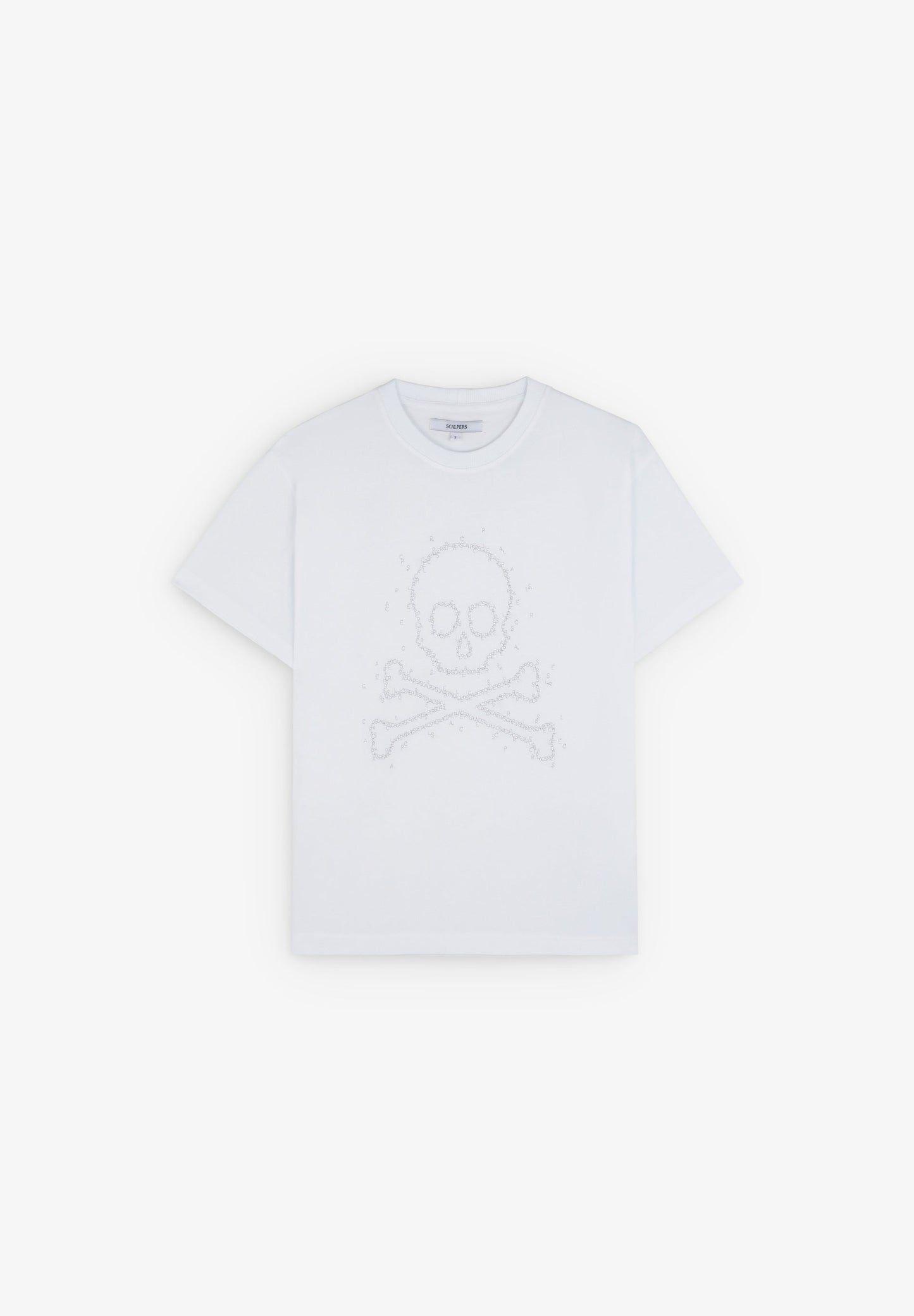 T-SHIRT LETTRES SKULL