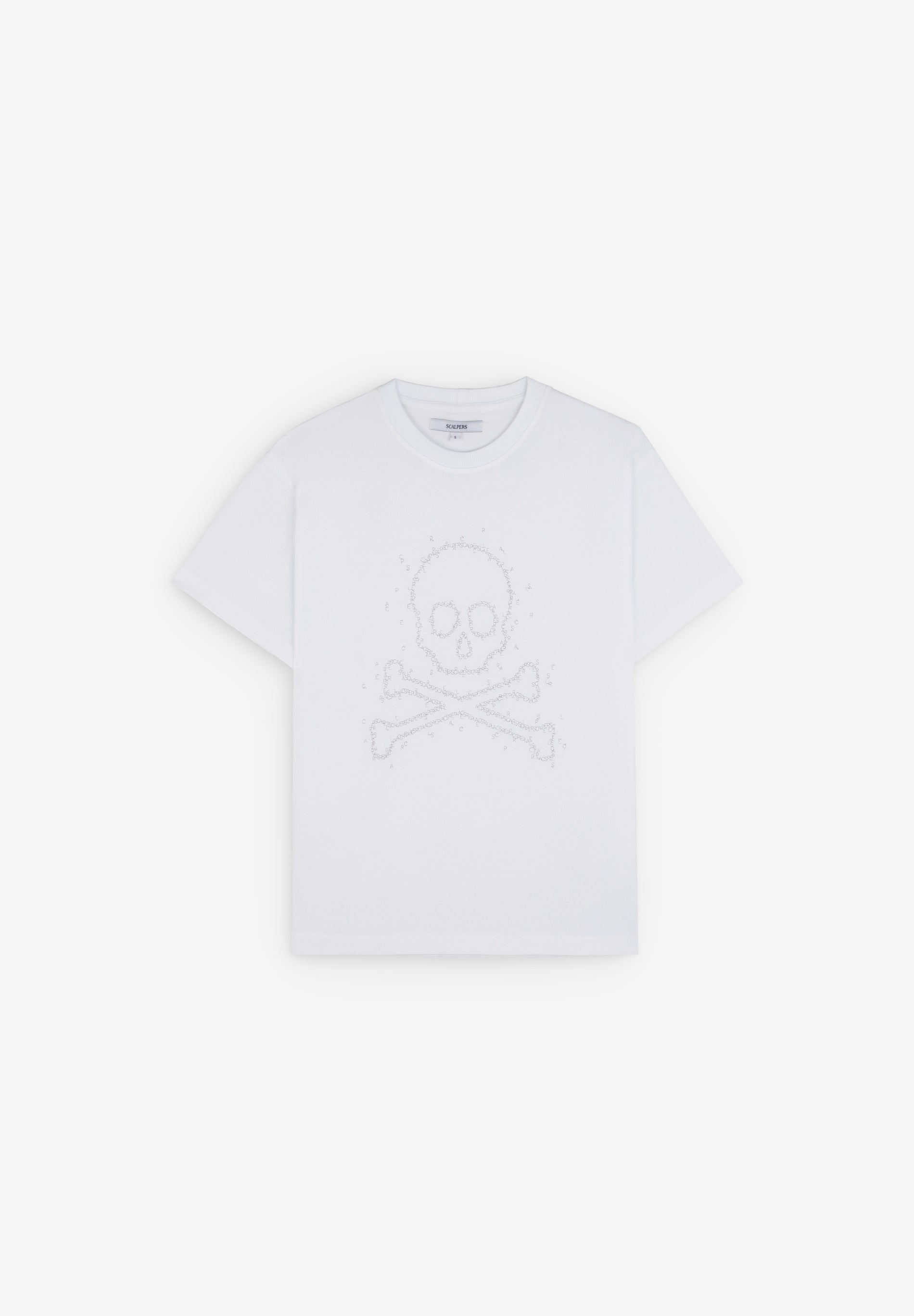 T-SHIRT LETTRES SKULL