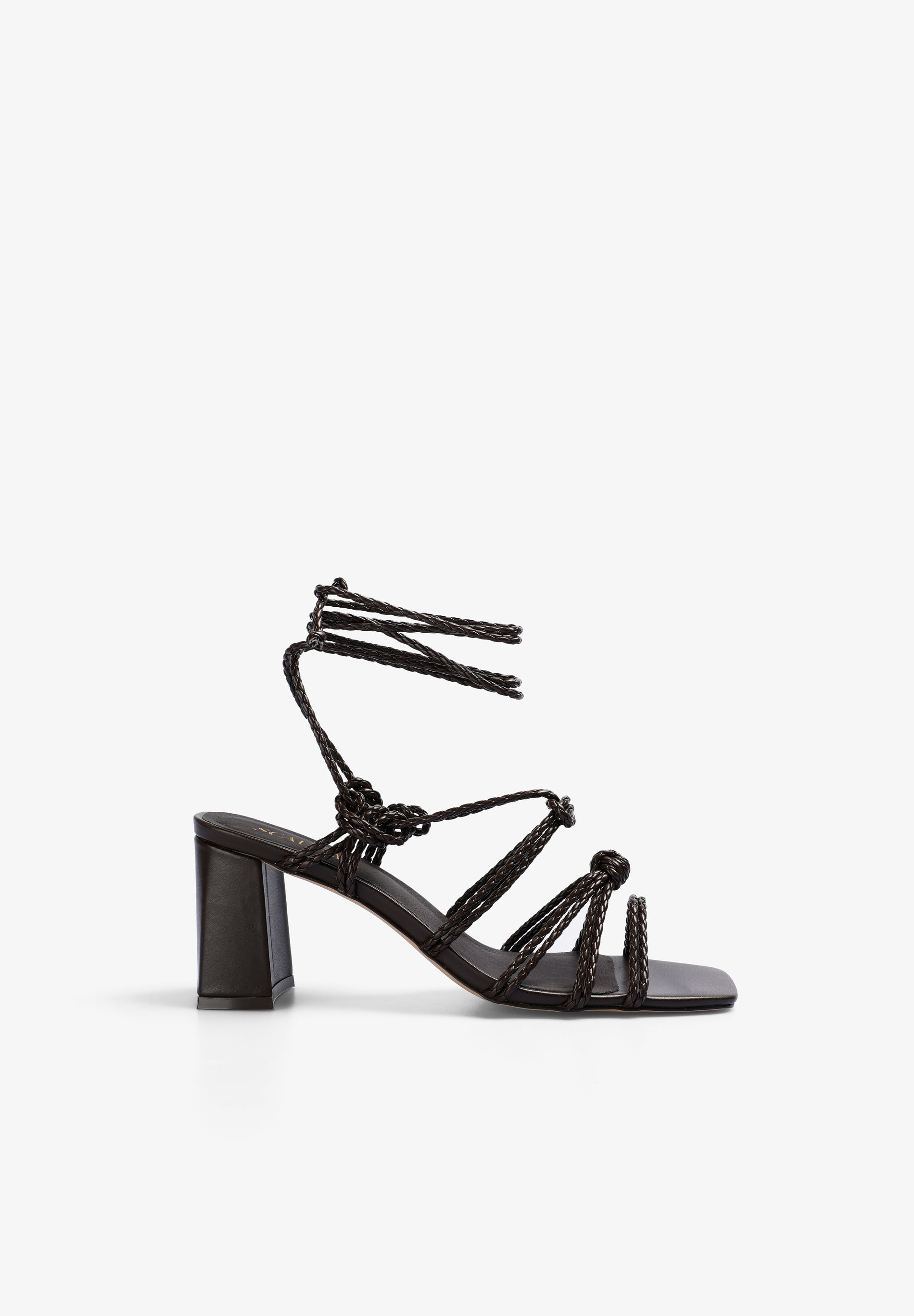 SANDALES TALON CUIR