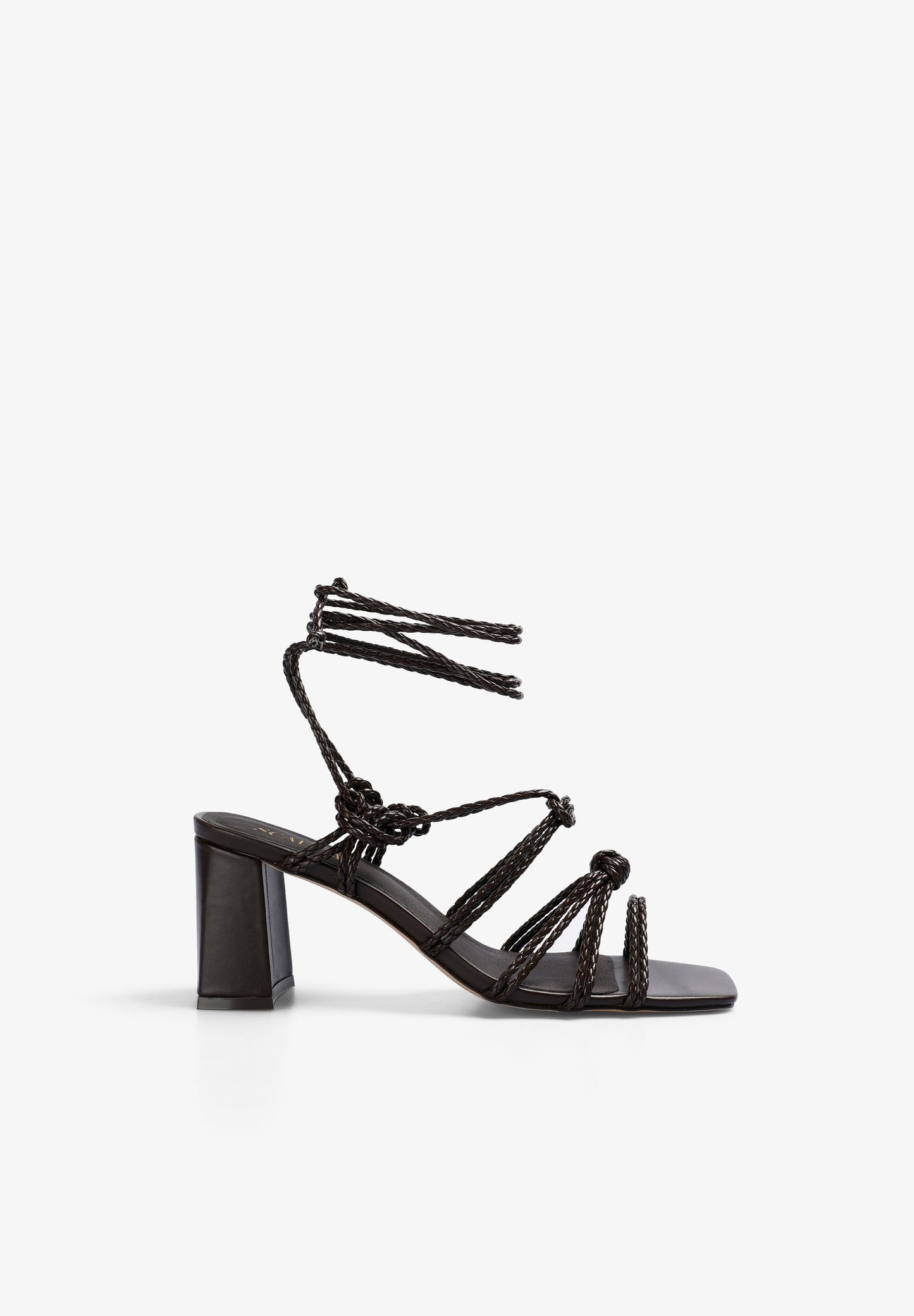 SANDALES TALON CUIR