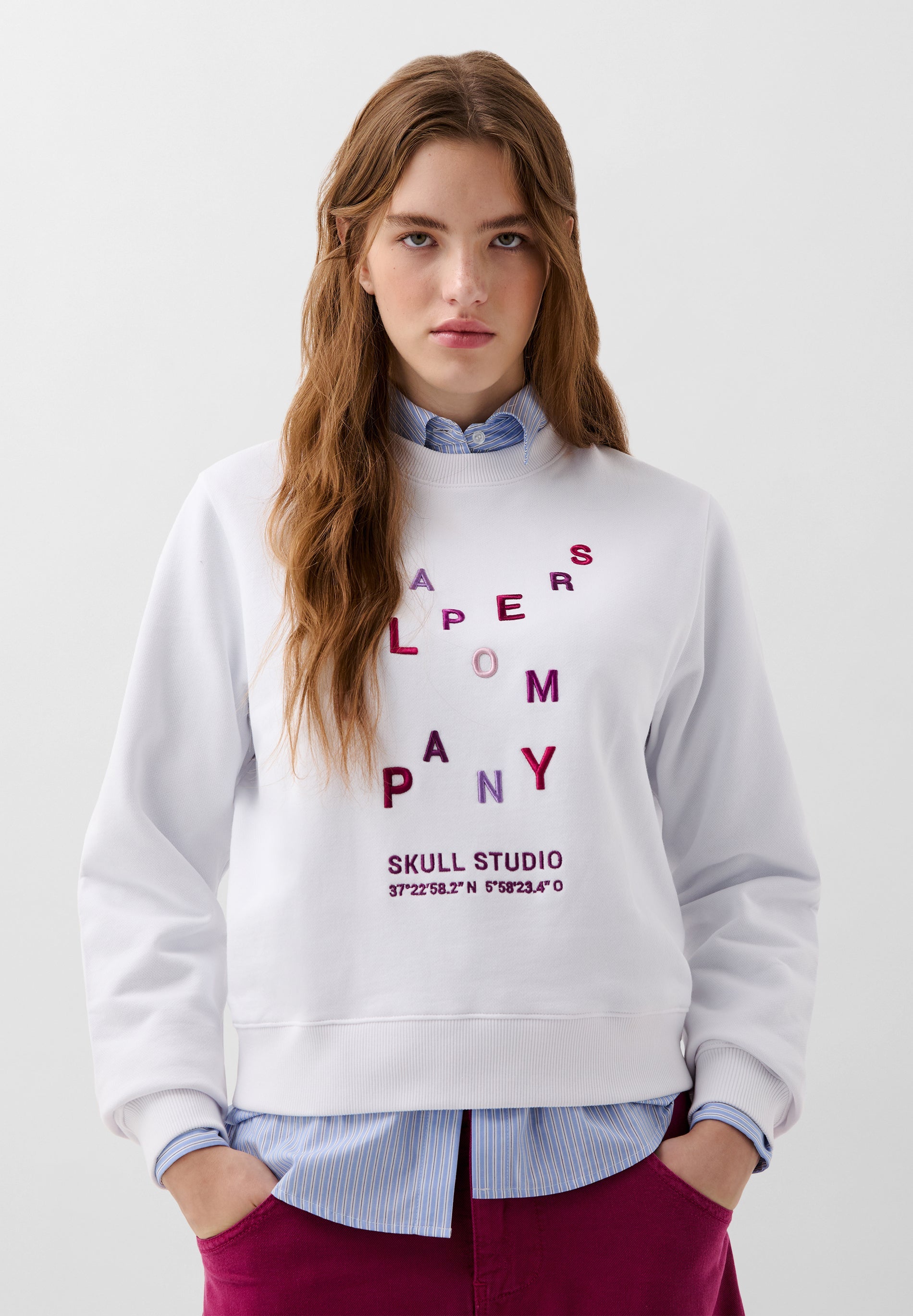 SWEAT LETTRES BRODÉES