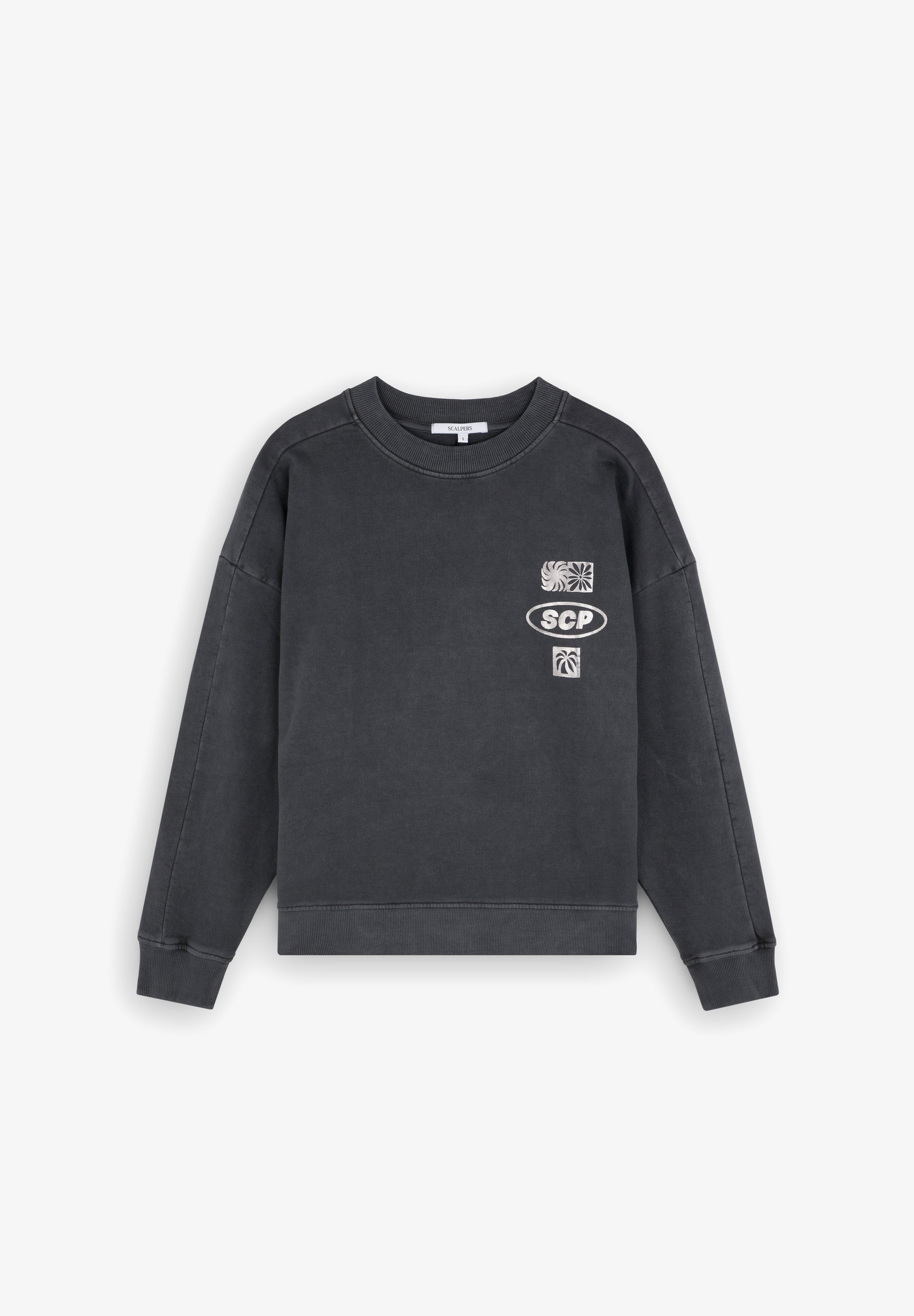 SWEAT DÉLAVÉ IMPRIMÉ