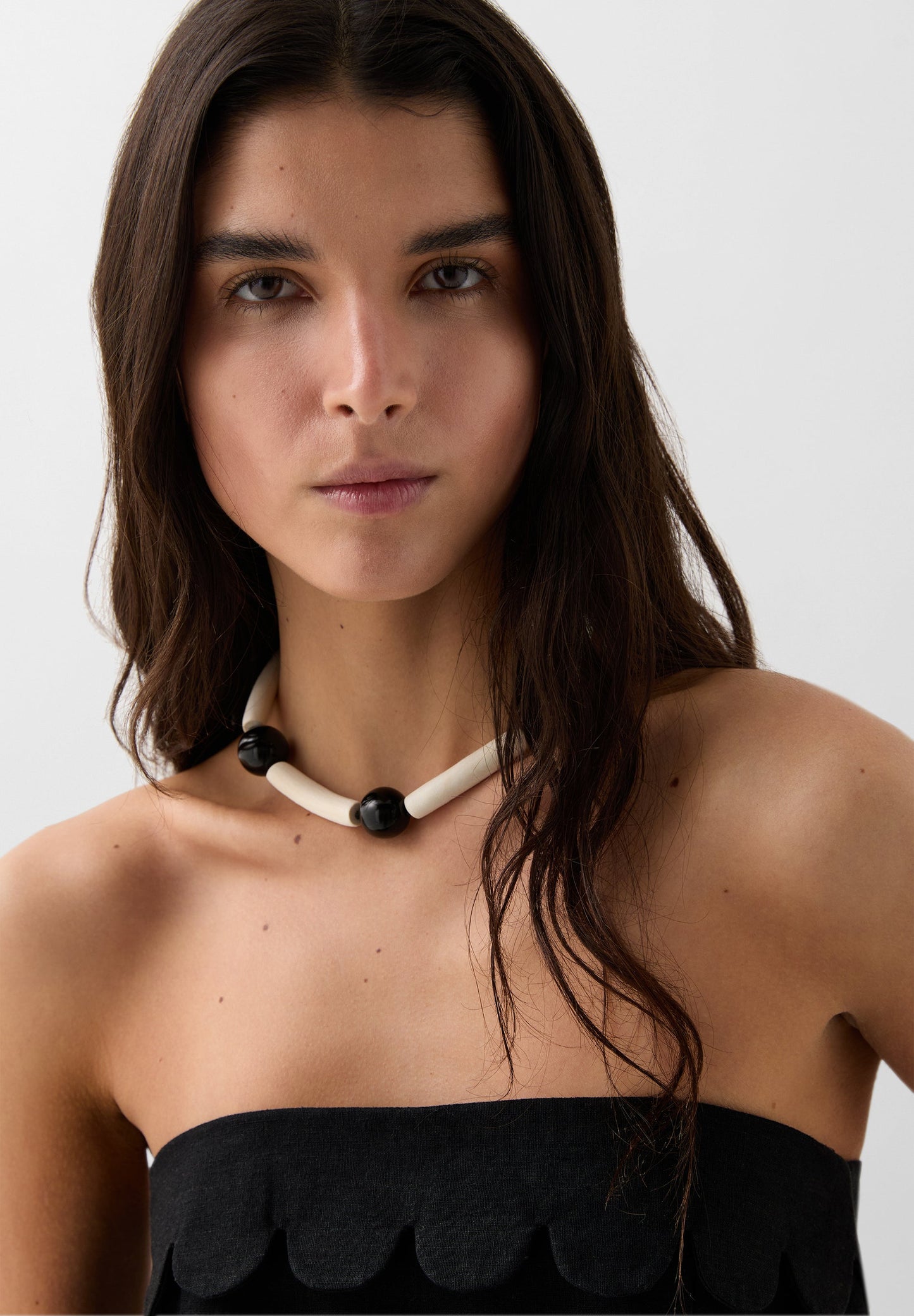 SCLINEN STRAPLESS TOP