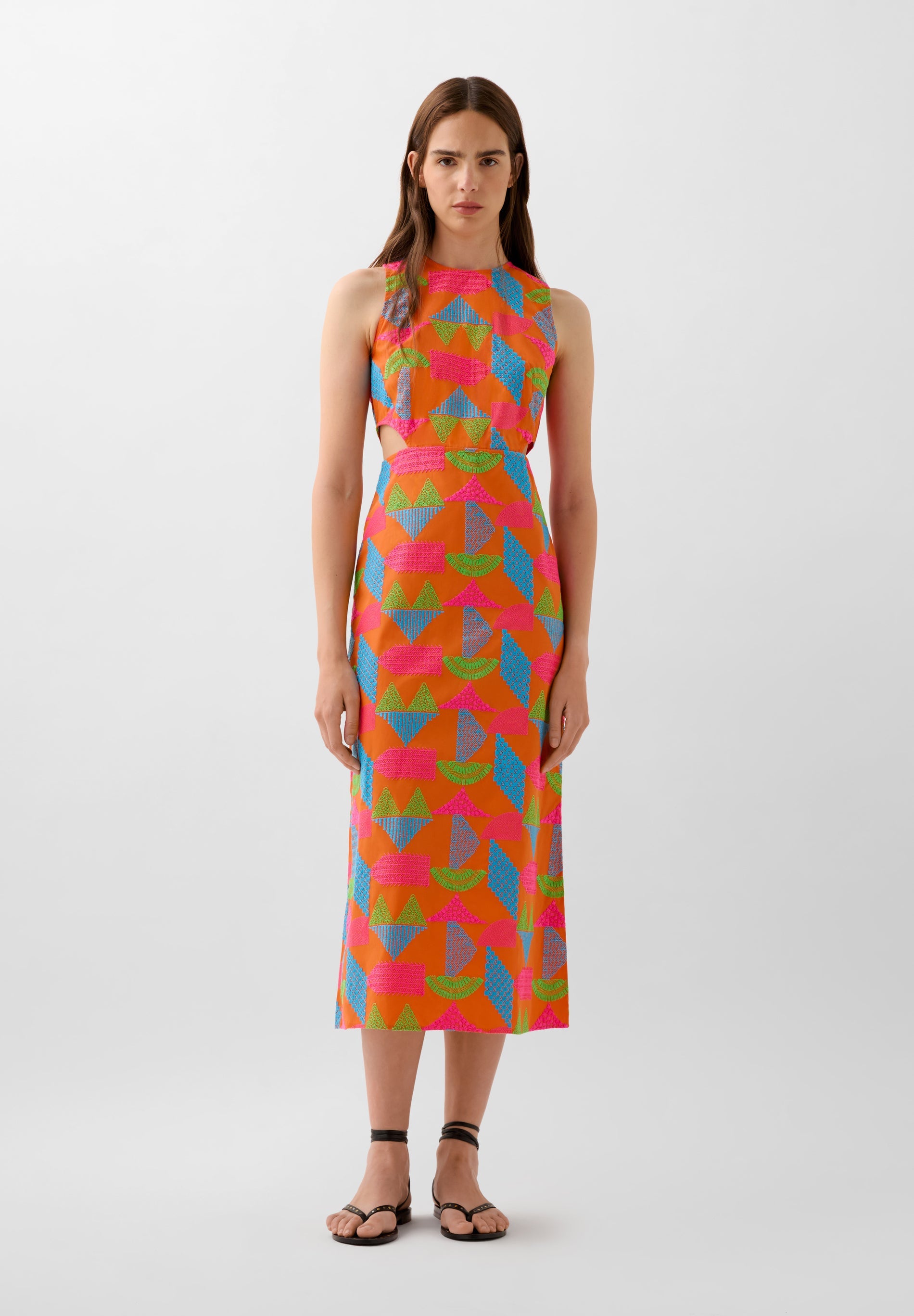 ROBE IMPRIMÉE CUT OUTS