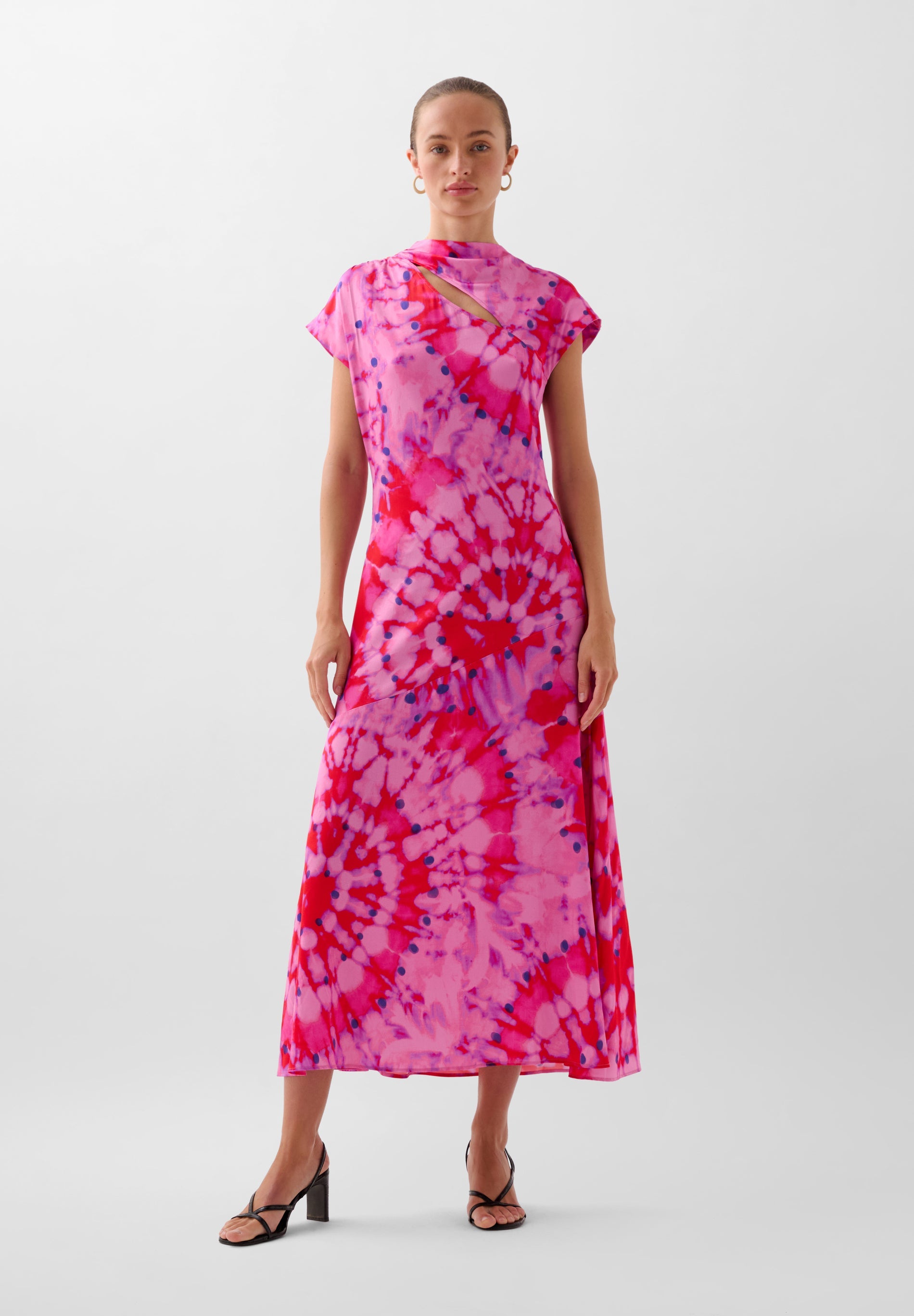 ROBE TIE-DYE FENTES