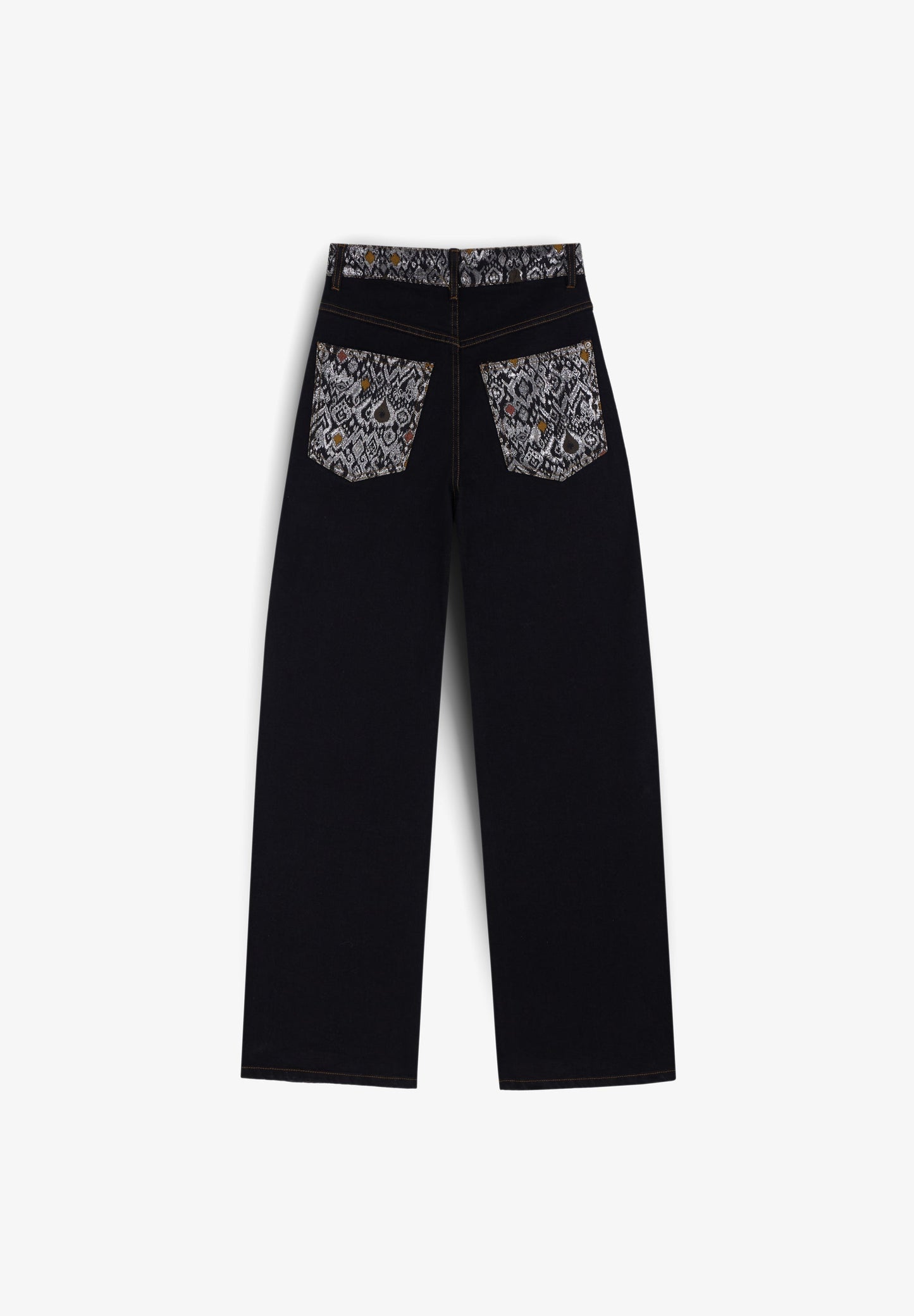 JEAN FULL LENGTH FLARE JACQUARD