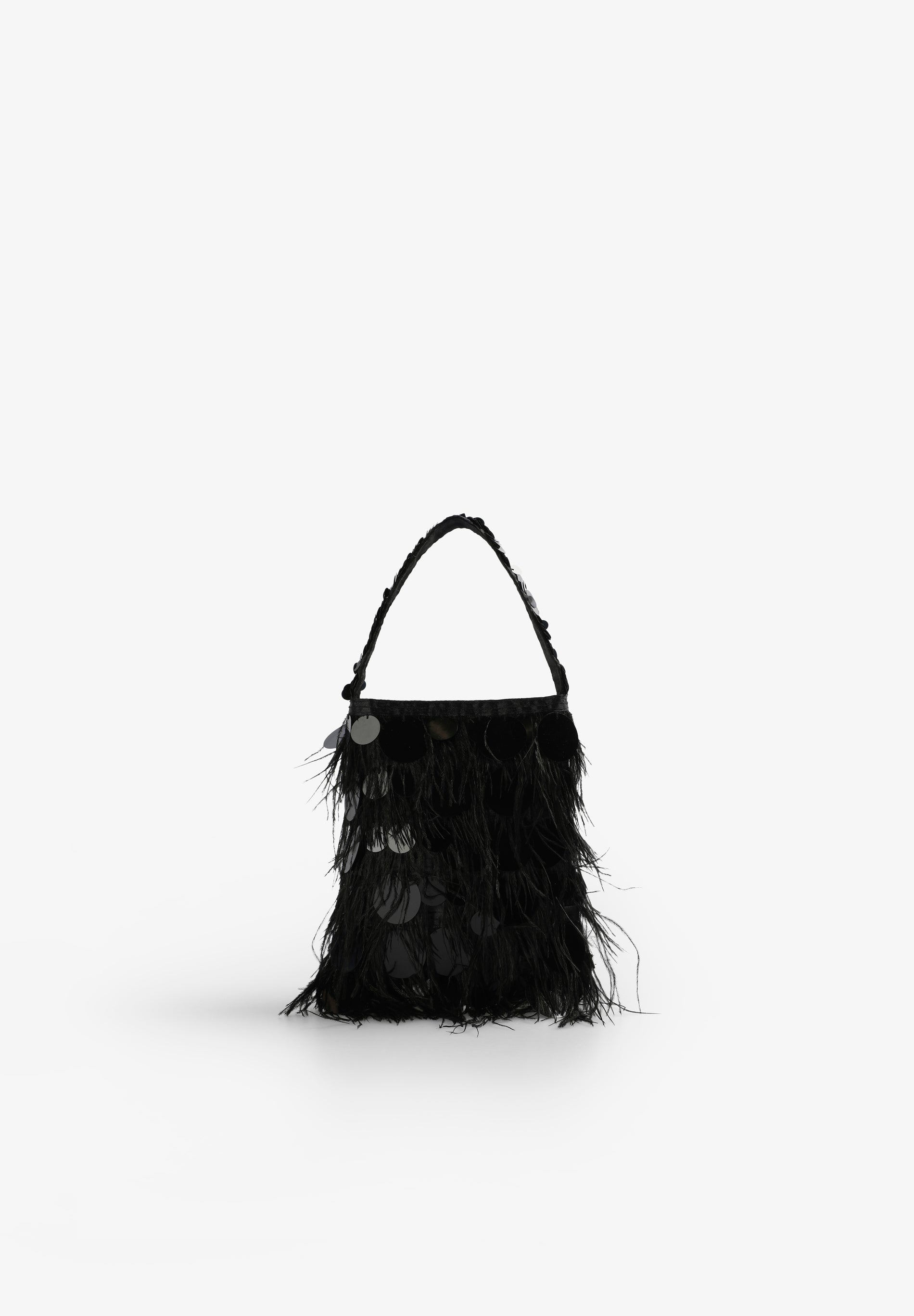 SAC PLUMES ET PAILLETTES