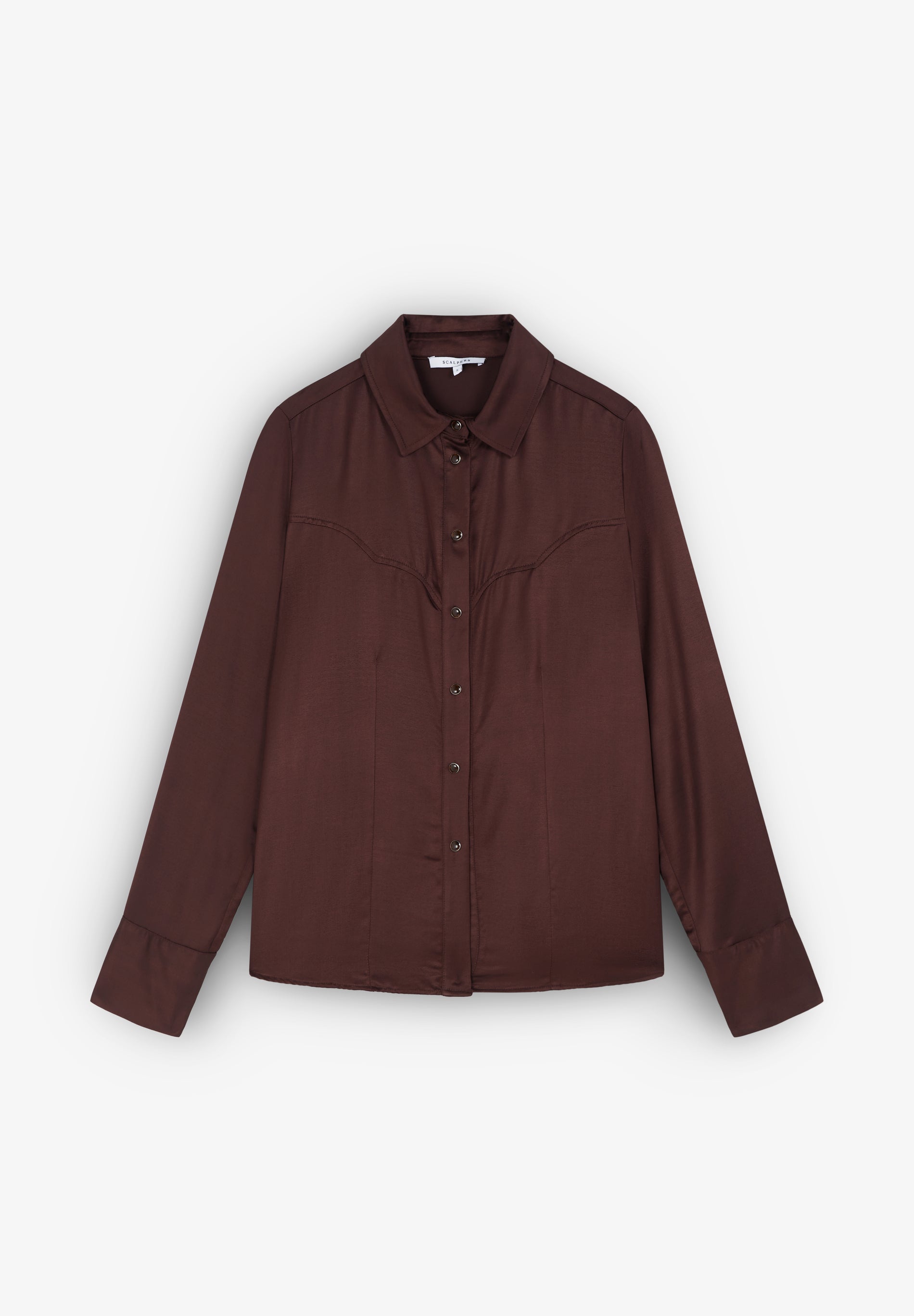 CHEMISE SATINÉE COUTURES