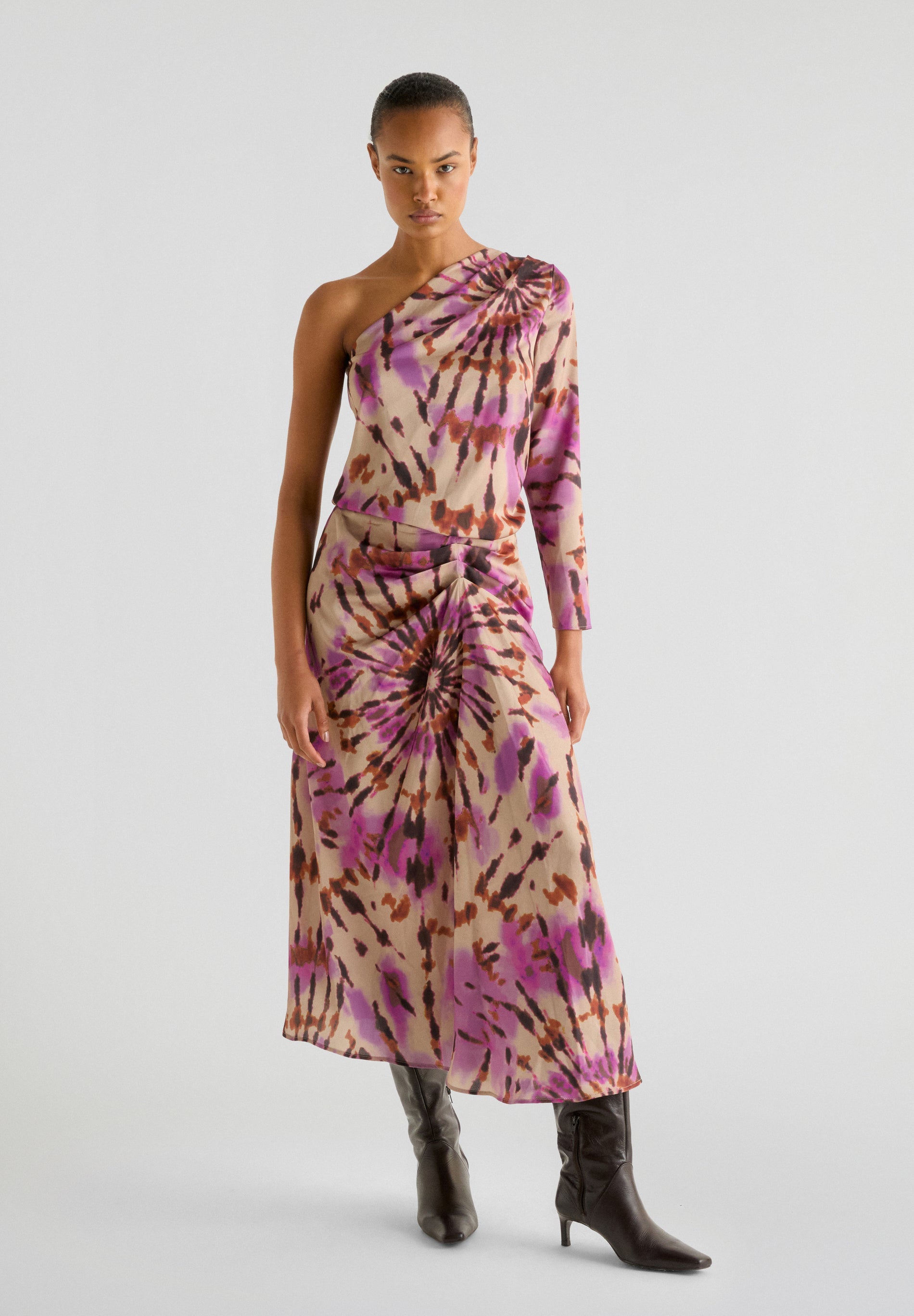 JUPE MIDI TIE-DYE