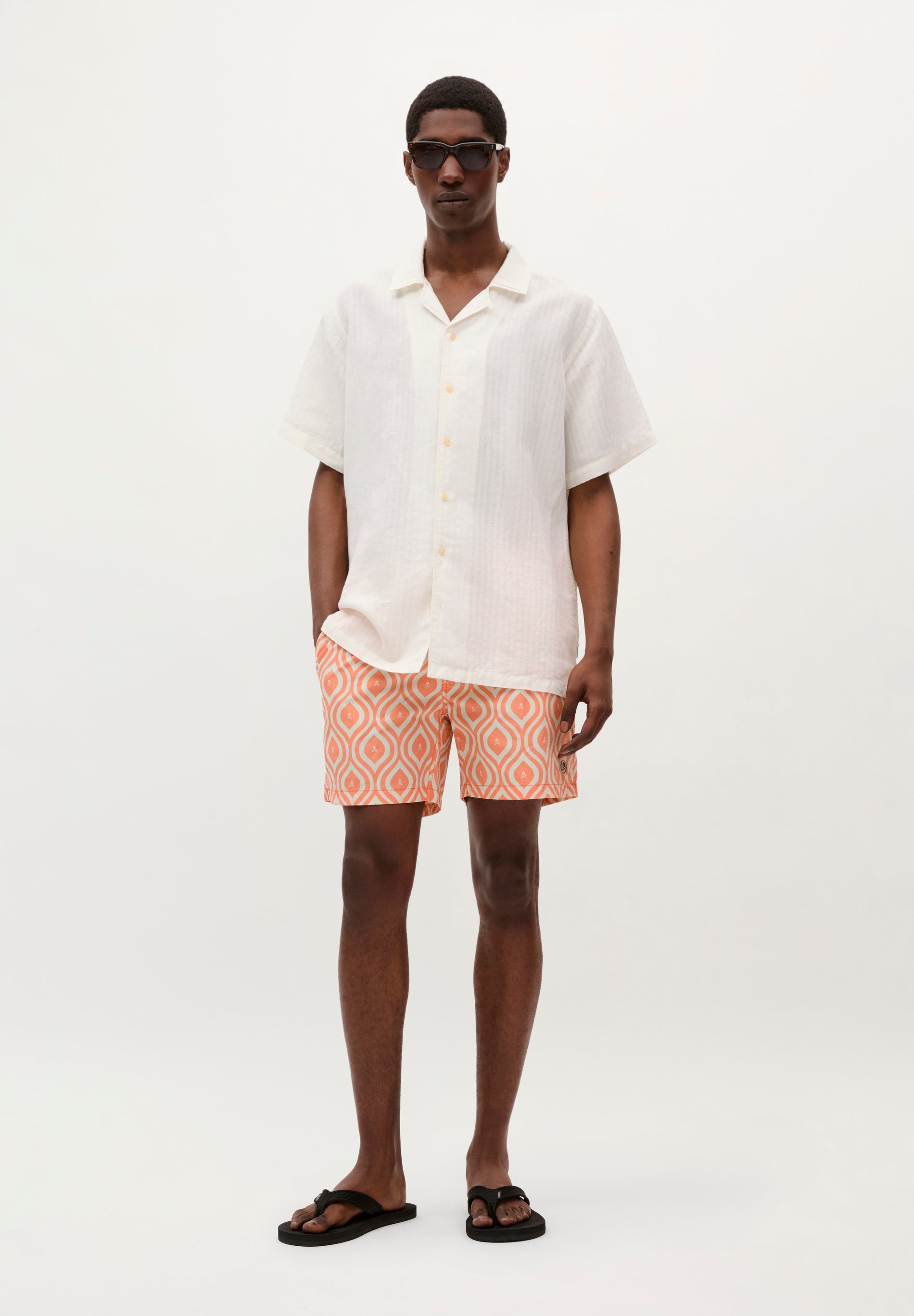 MAILLOT DE BAIN IMPRIMÉ FESTONNÉ