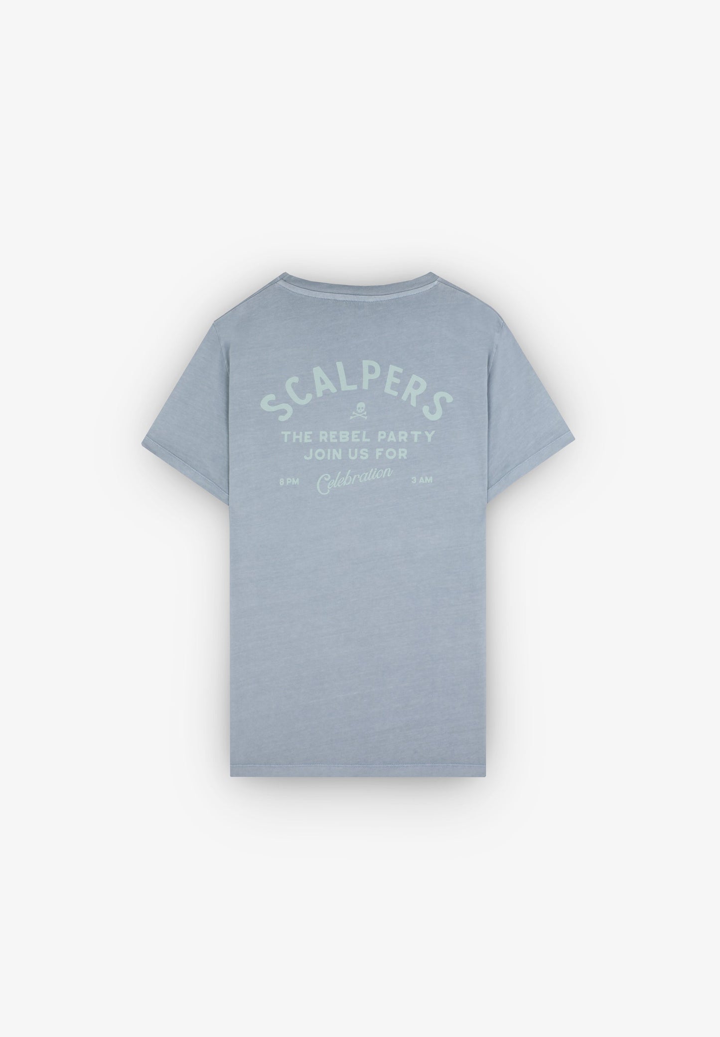 T-SHIRT DÉLAVÉ IMPRIMÉ TEXTE