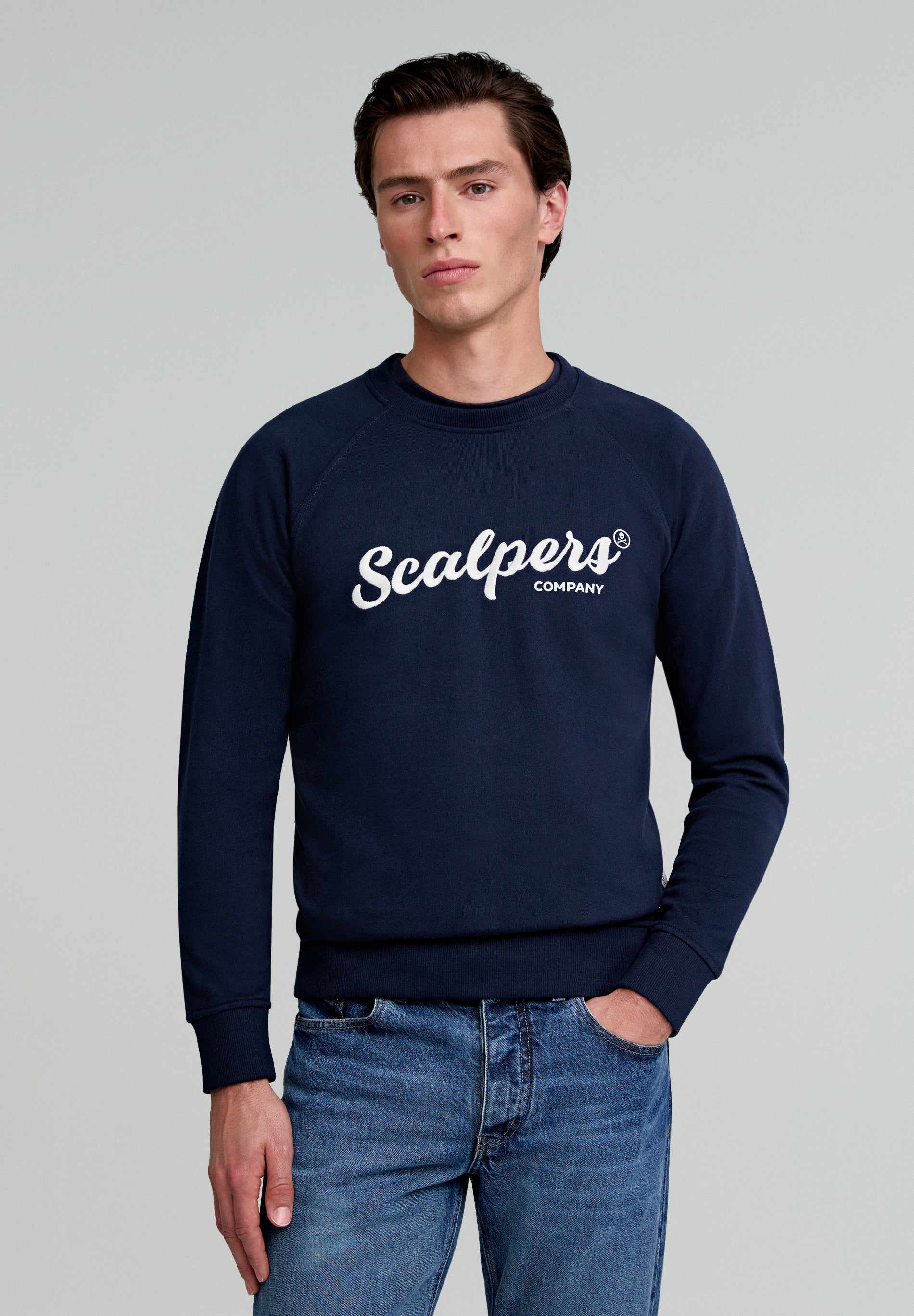 SWEAT LOGO MANCHES RAGLAN