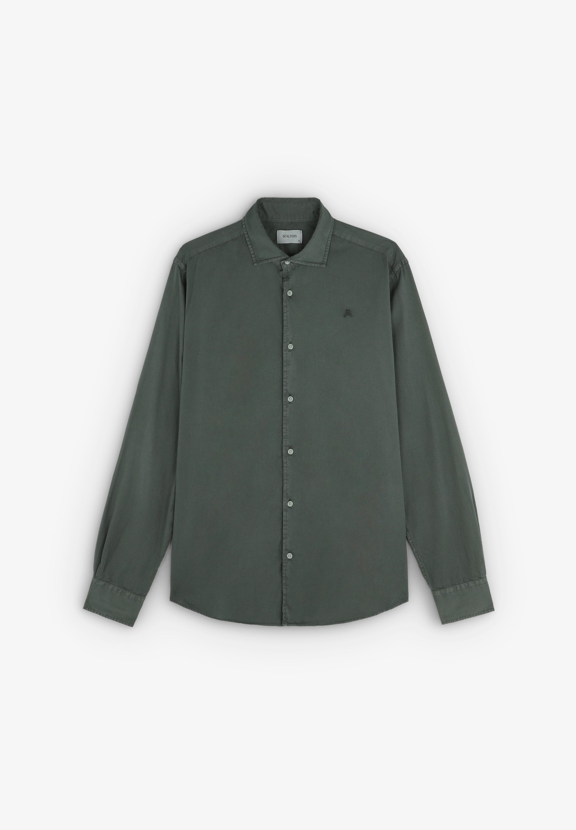 CHEMISE SKULL BRODÉ TON SUR TON