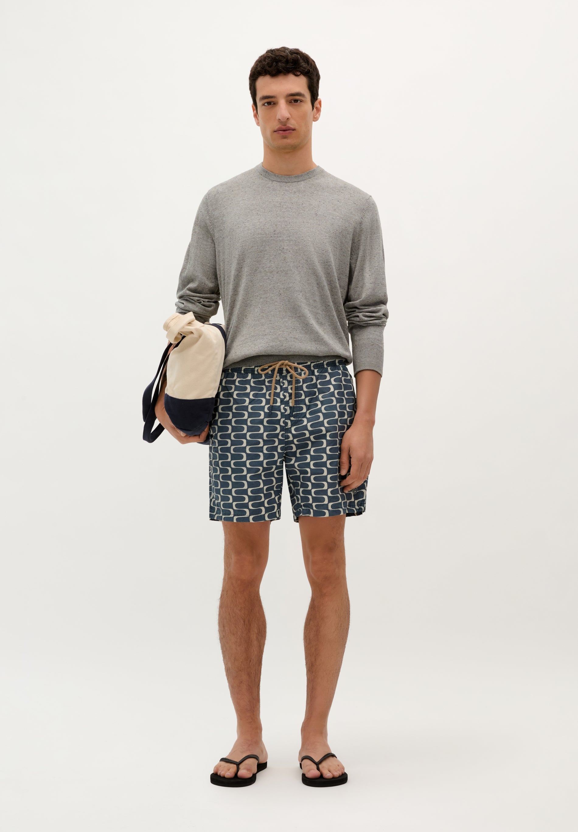 MAILLOT DE BAIN IMPRIMÉ FESTONNÉ