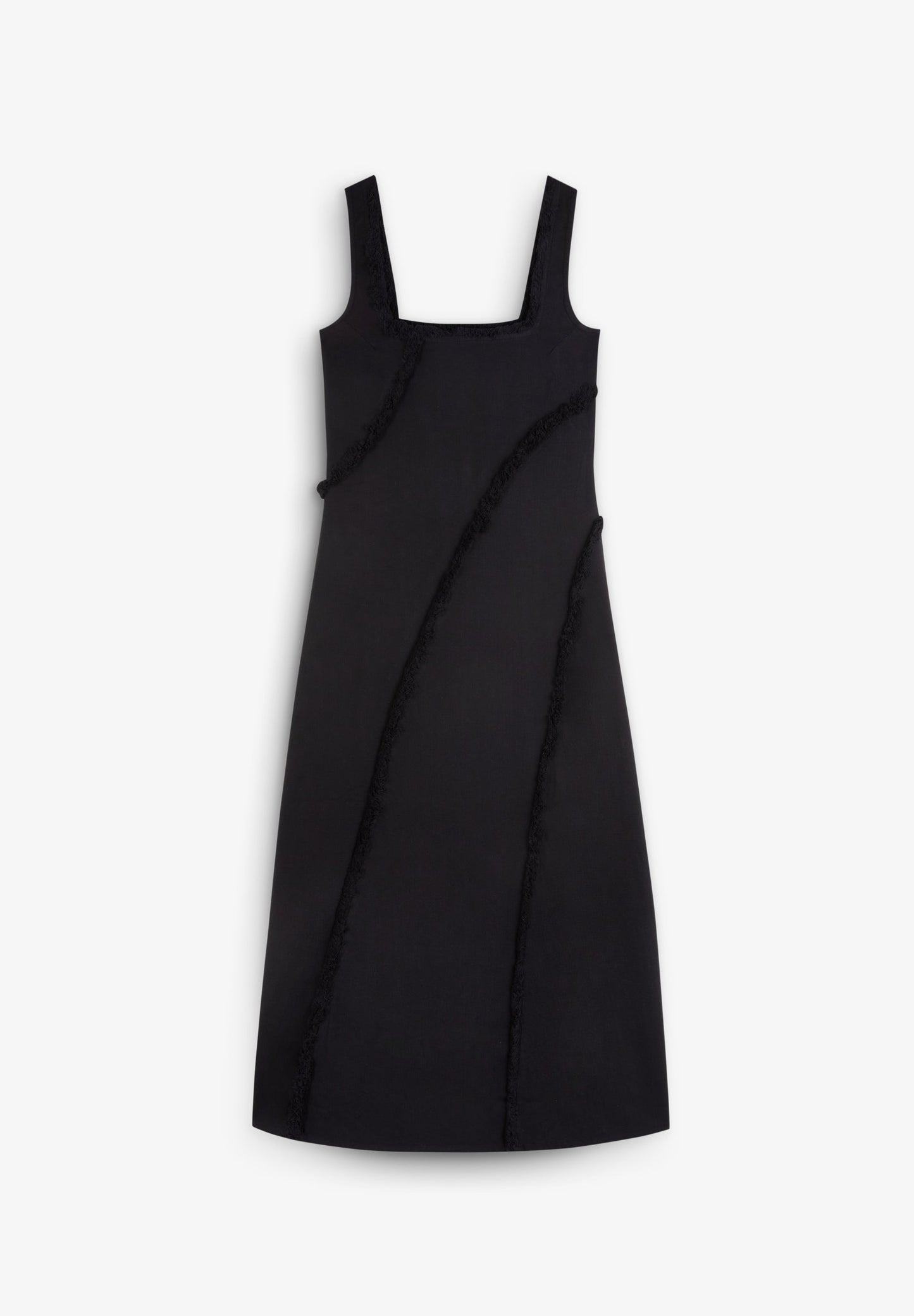 SCLINENFRINGED DRESS