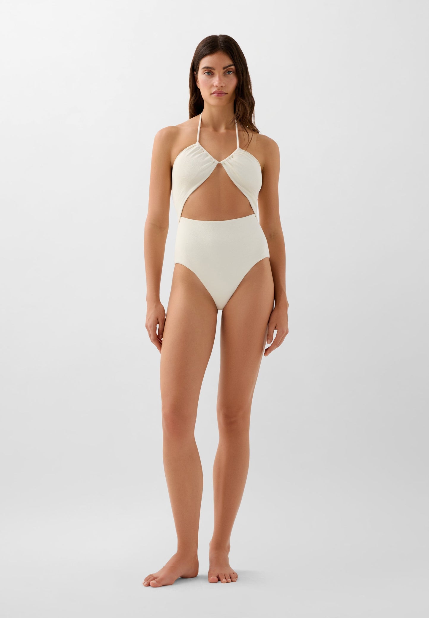 MAILLOT DE BAIN ECRU
