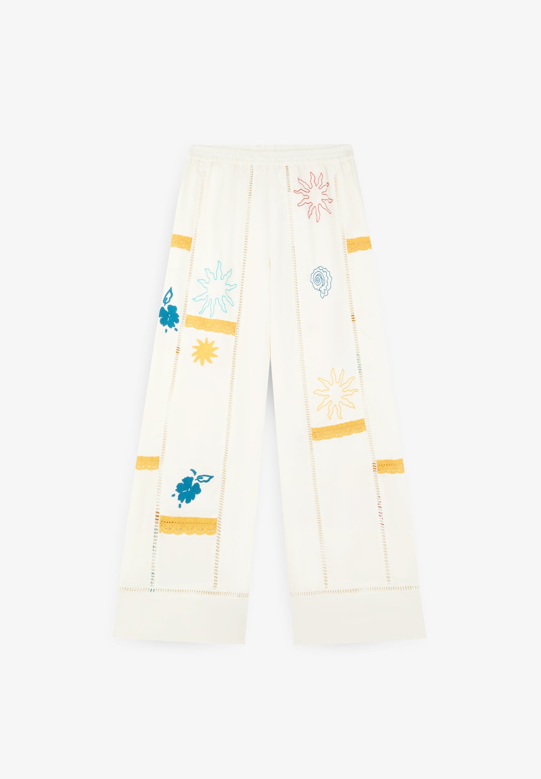 PANTALON RELAXED BRODÉ
