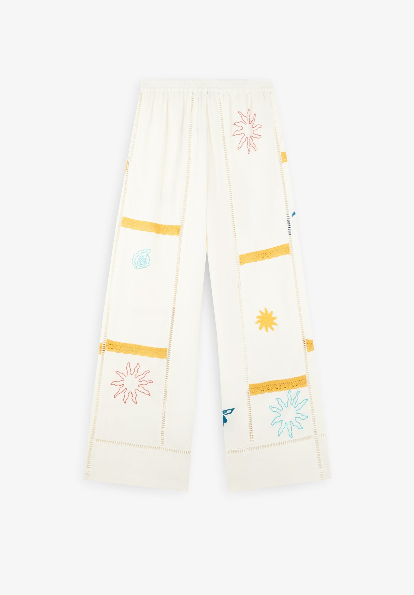 PANTALON RELAXED BRODÉ