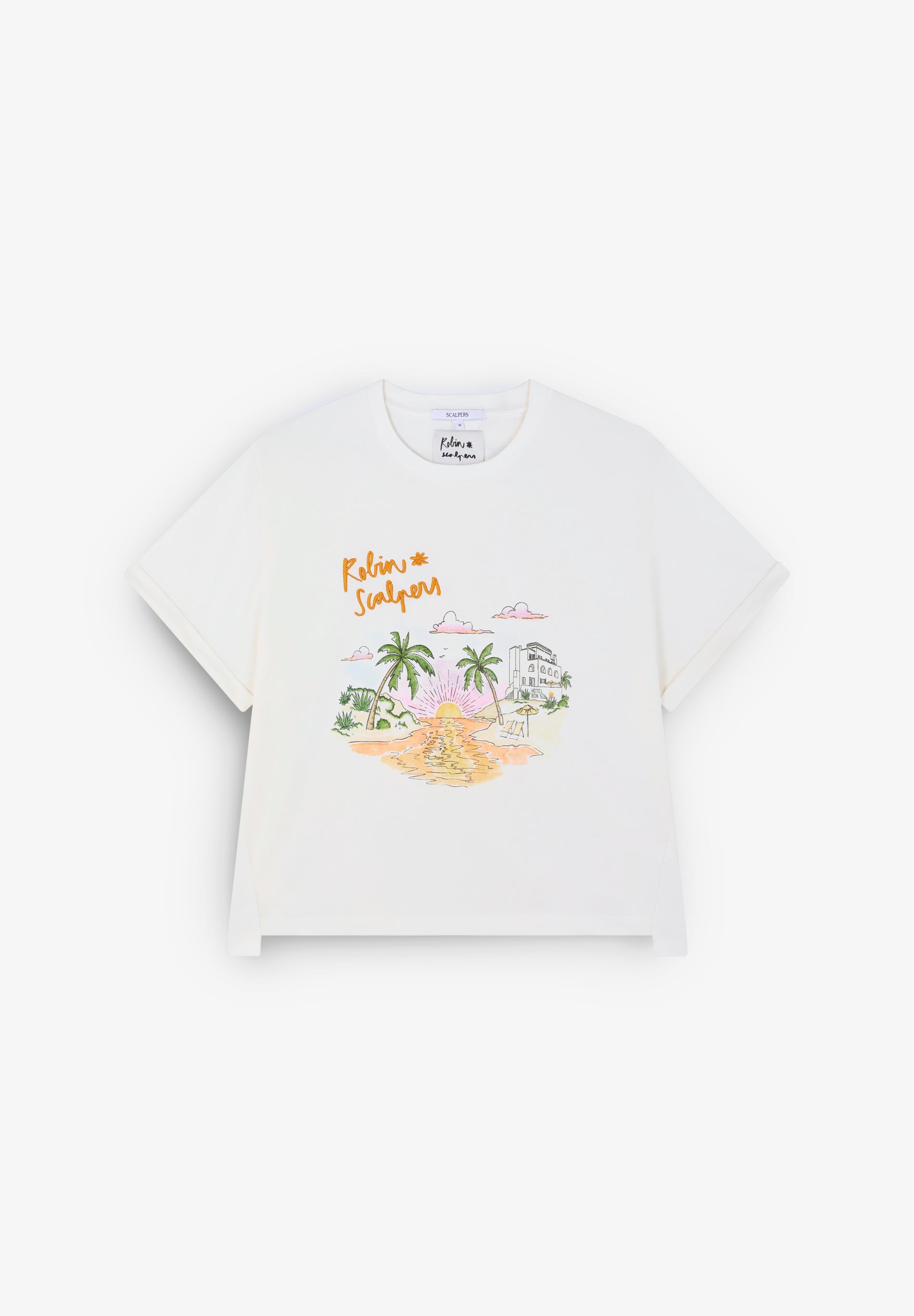 T-SHIRT IMPRIMÉ BRODÉ