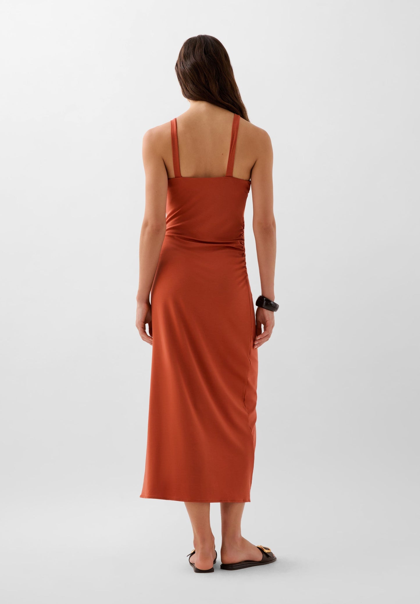 ROBE MIDI ASYMÉTRIQUE