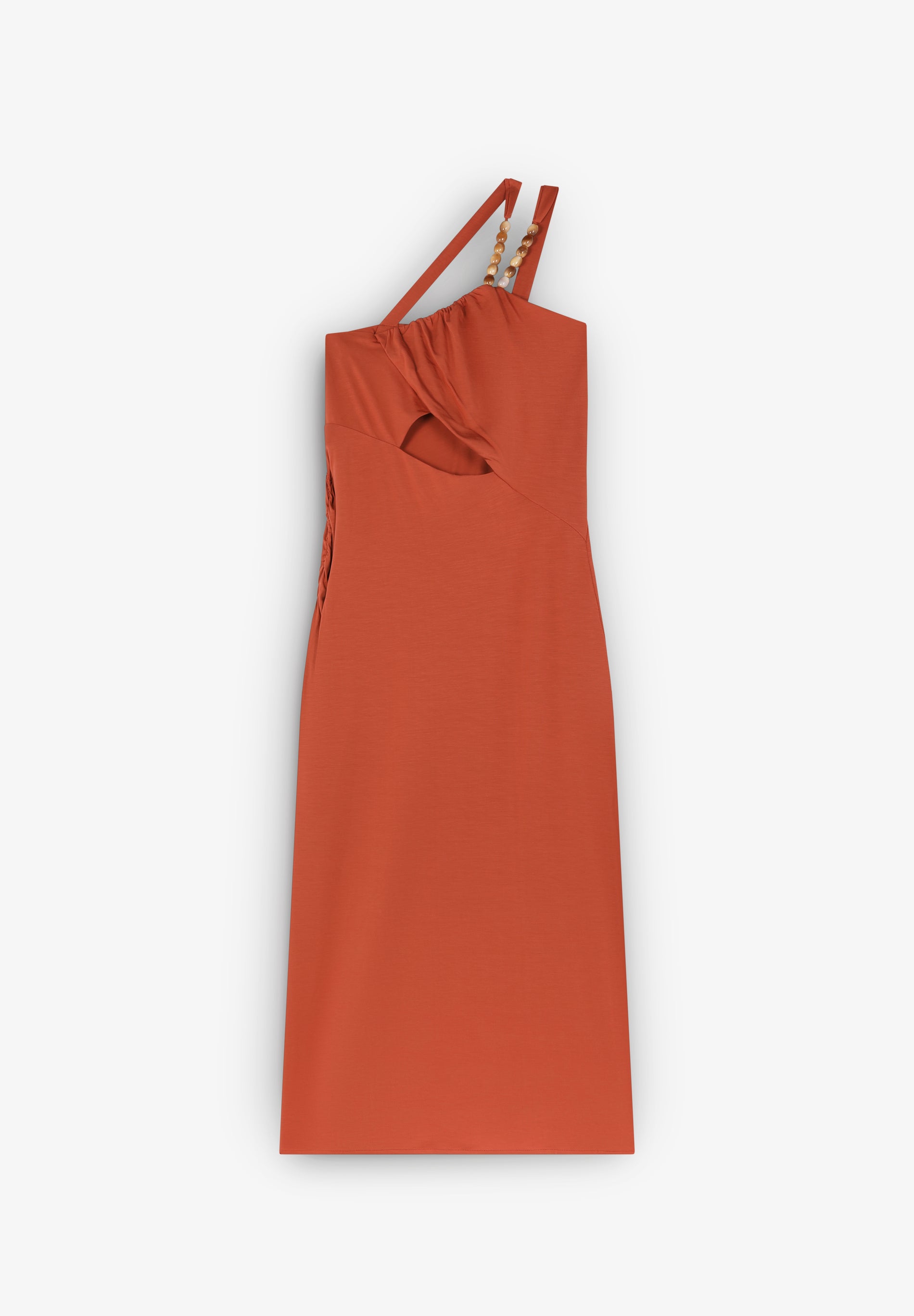 ROBE MIDI ASYMÉTRIQUE