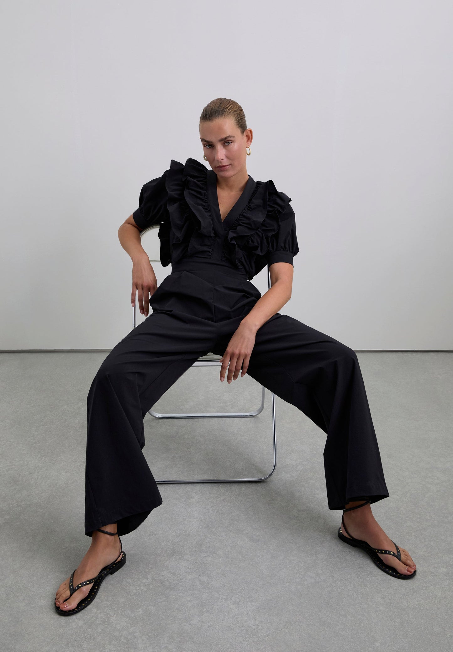 SCSOLID JUMPSUIT