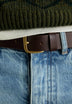 CEINTURE CUIR LOGO