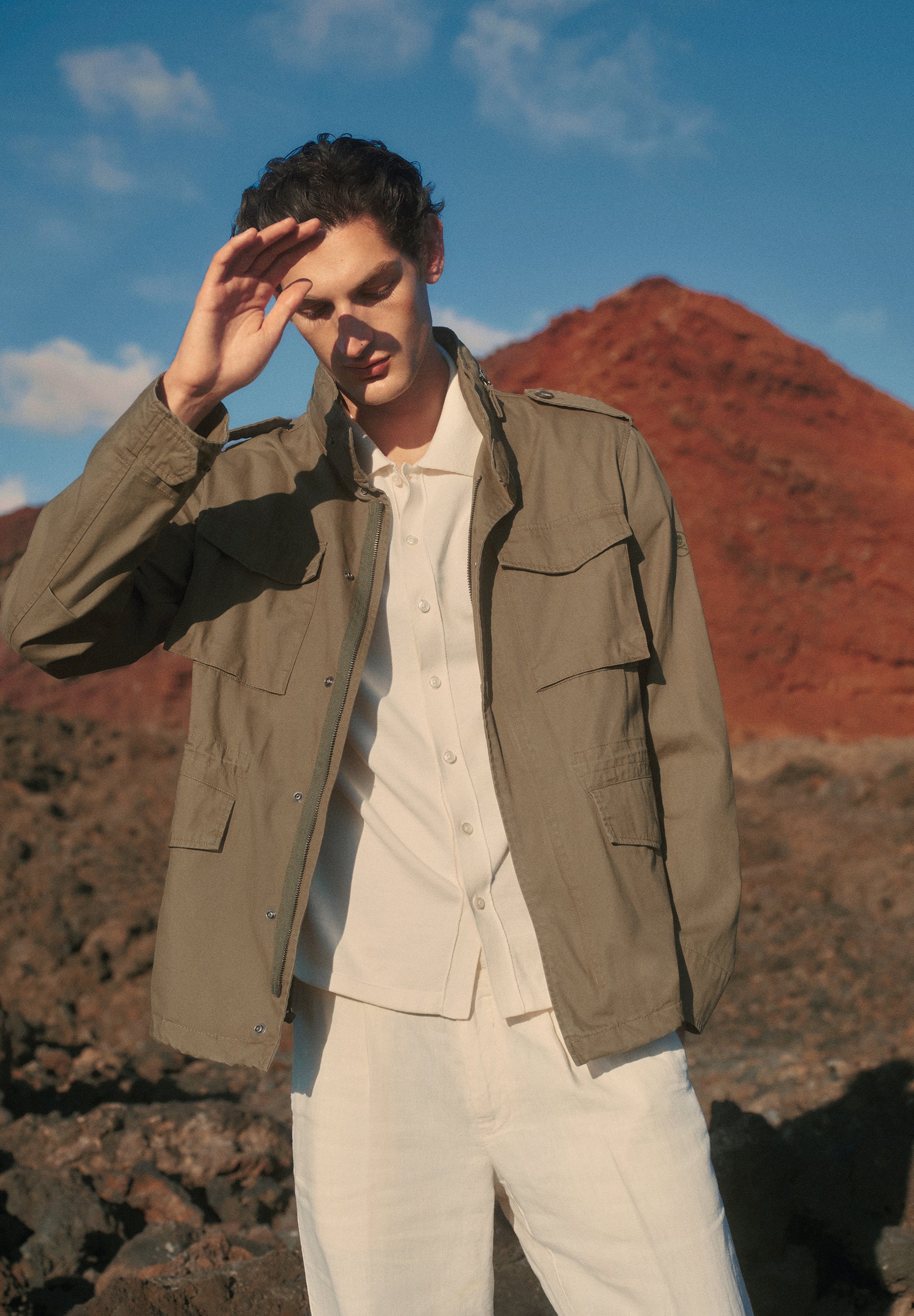 VESTE MILITAIRE POCHES